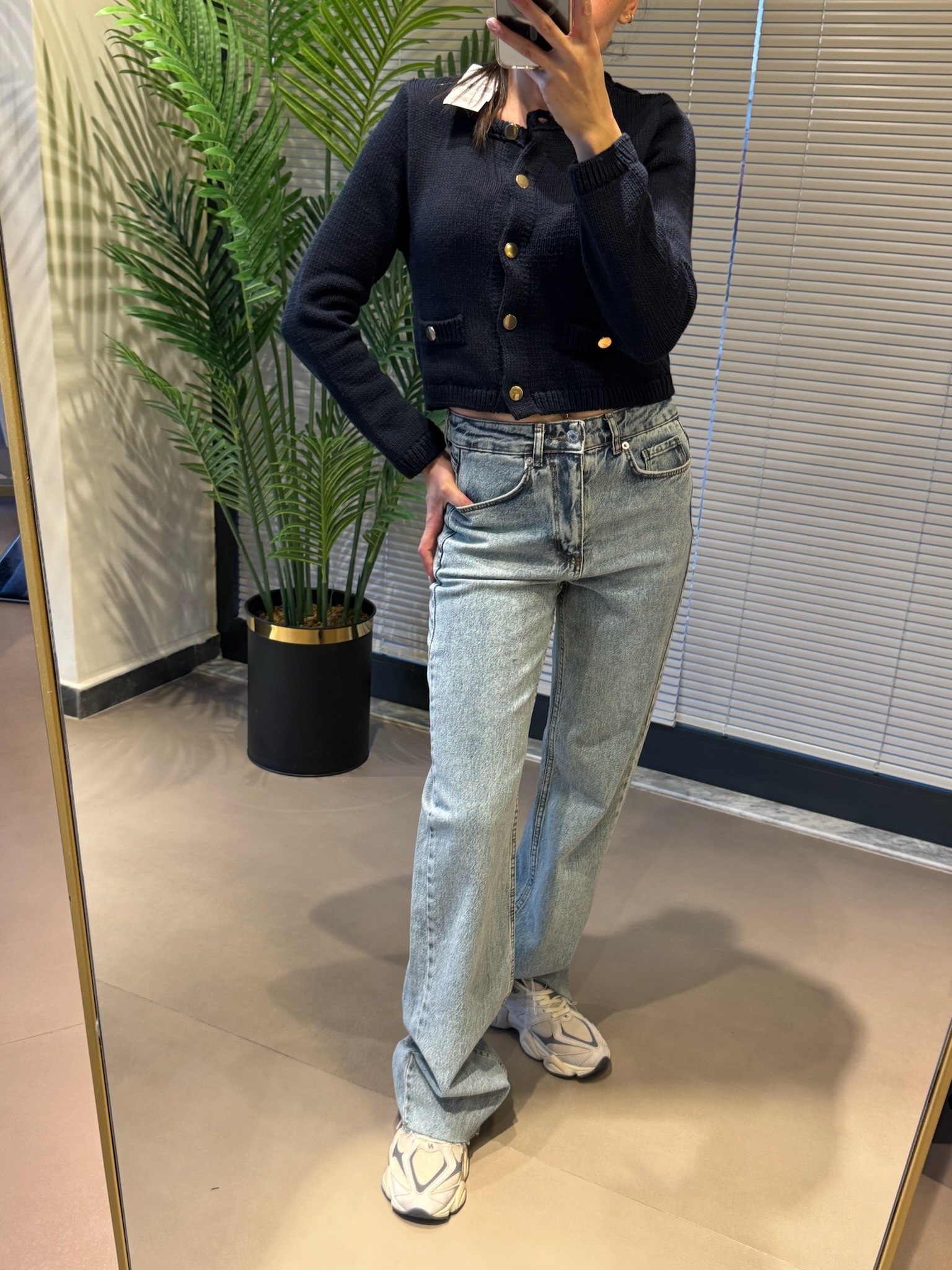 Orijinal Marka |Yüksel Bel |Kesik Paça Jean - açık mavi