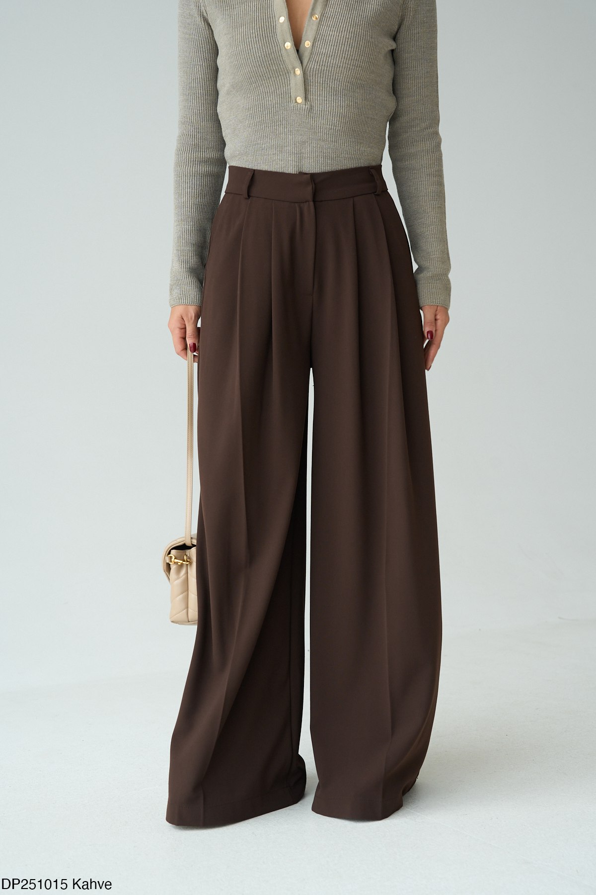 Palozzo Pantolon-Kahve