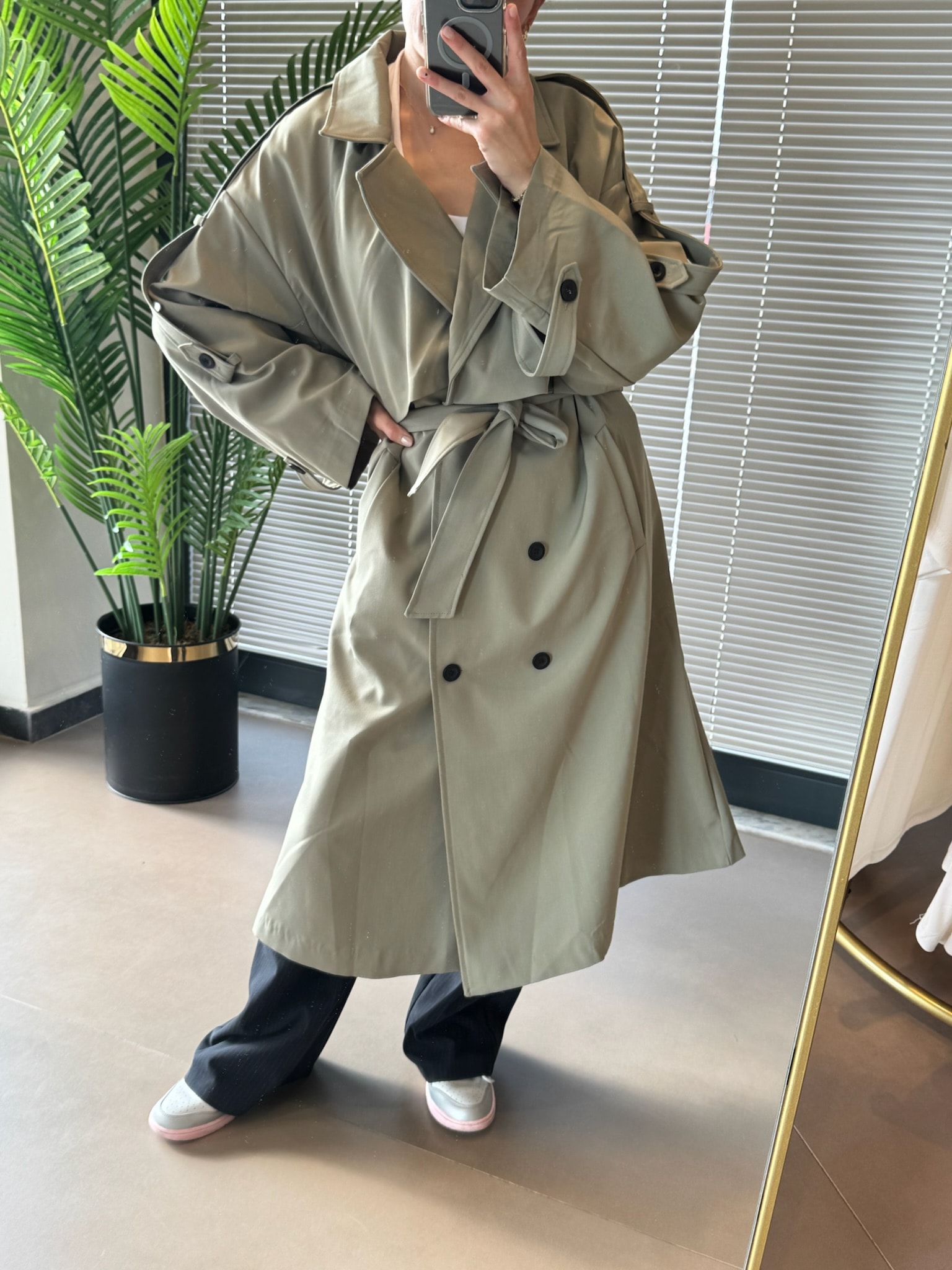 Oversize Trençkot-Premıum Collection