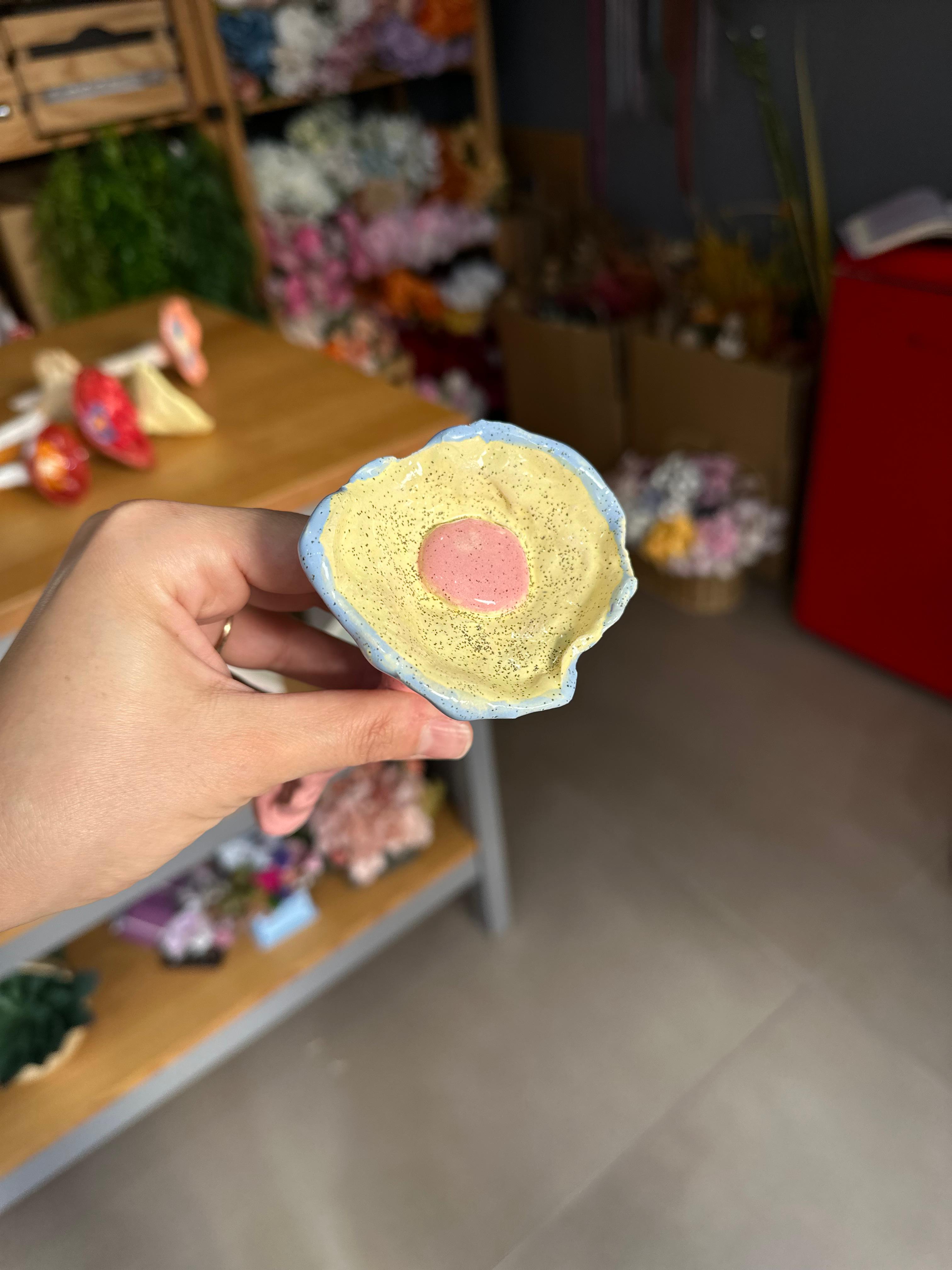 Hand Made |Seramik Çiçek | Küçük boy