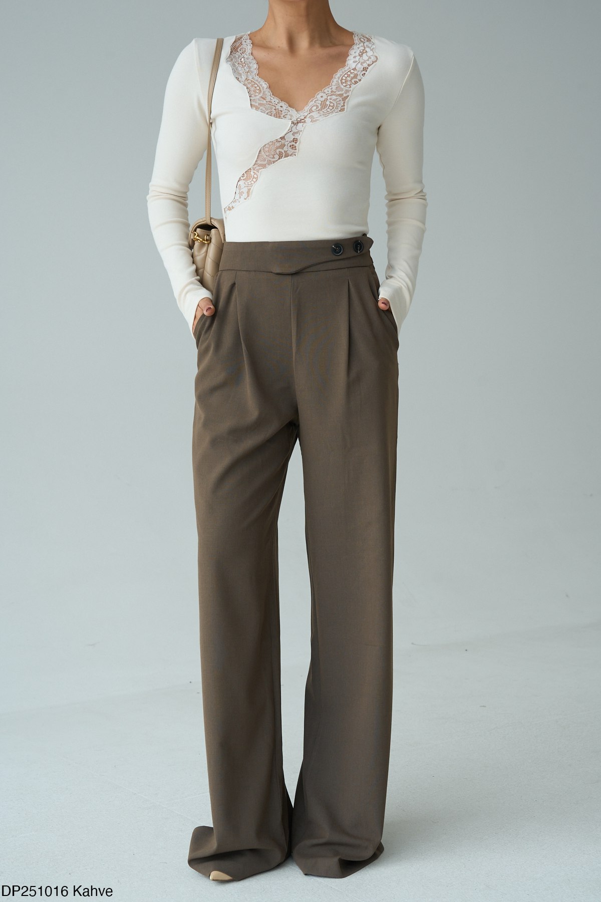 Kemer Detay Pantolon |Premium Collection - Haki