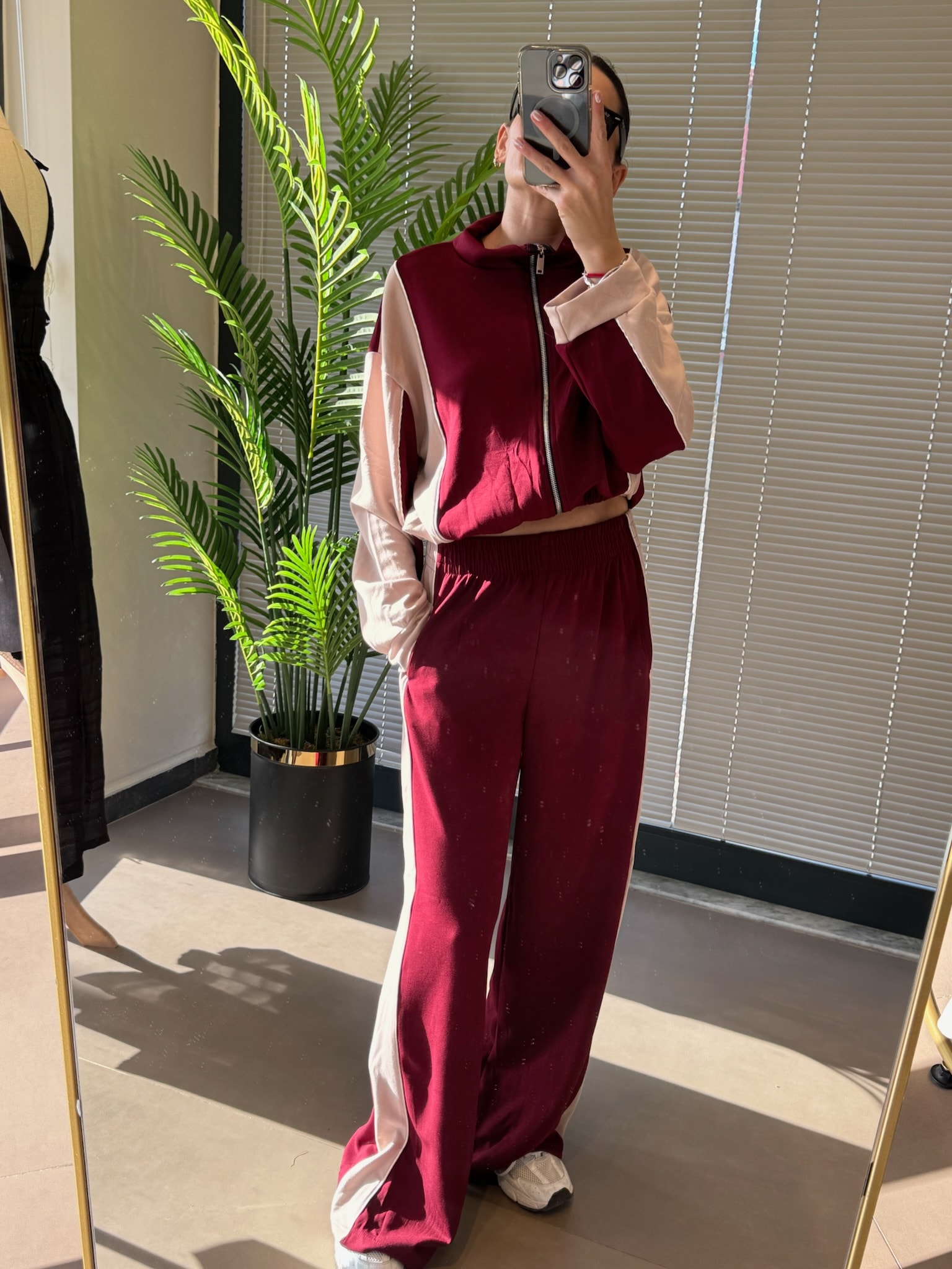 Premium Orijinal Marka Modal Eşofman Takımı Bordo