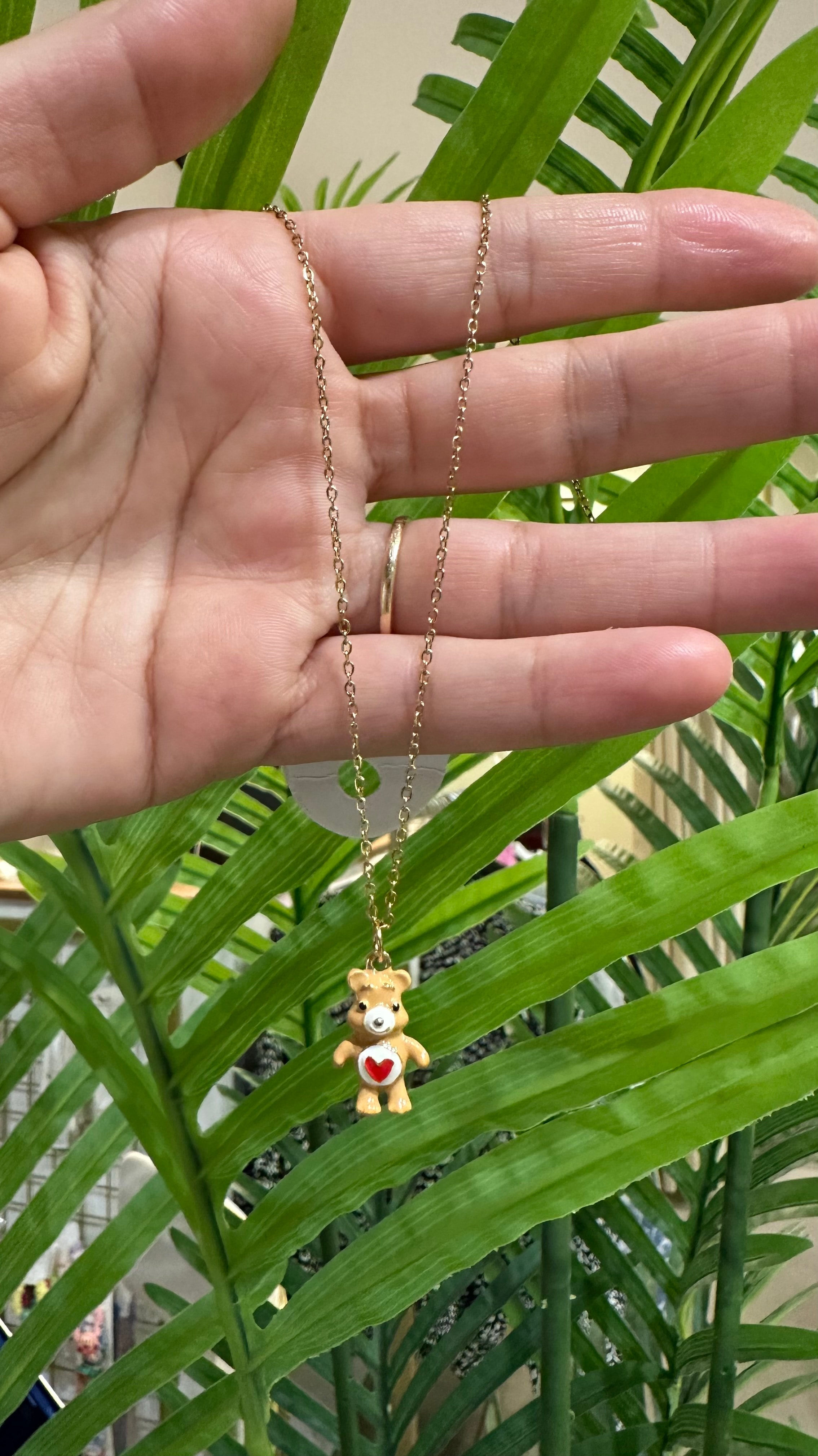 Figürlü Çelik Kolye - Ayıcık