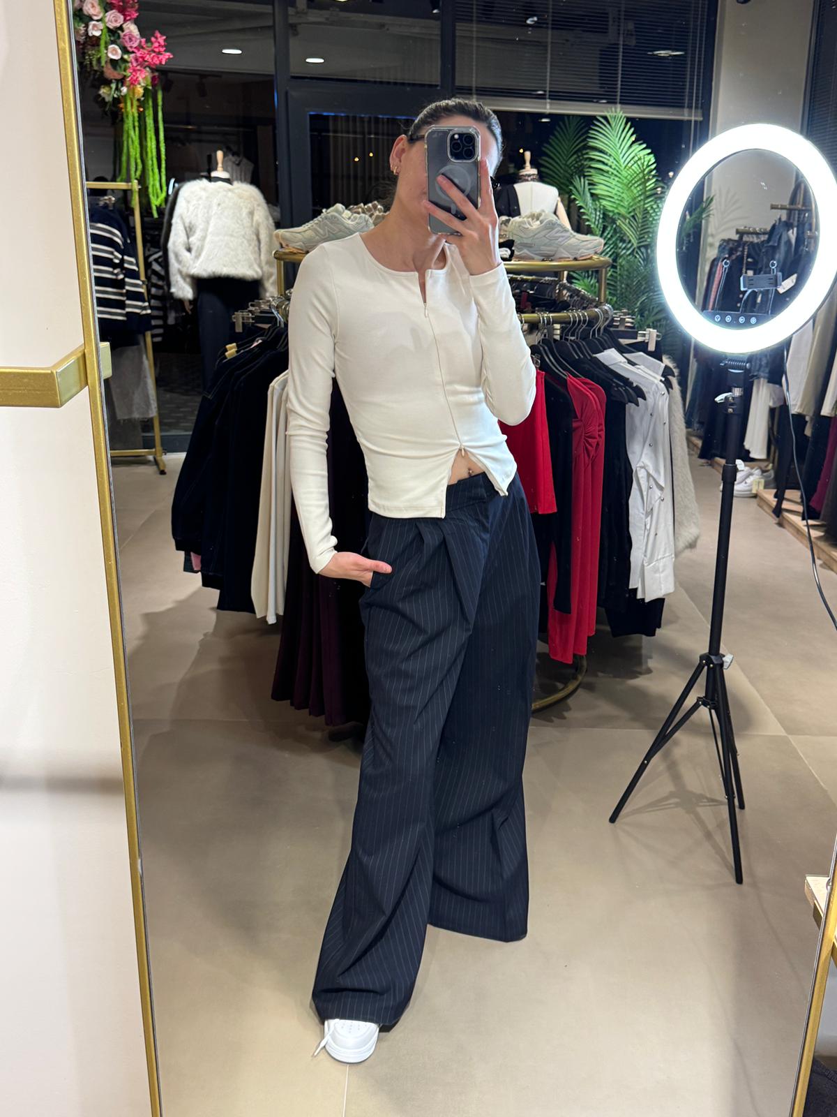 ZR Marka Orijinal pantolon -Çizgili