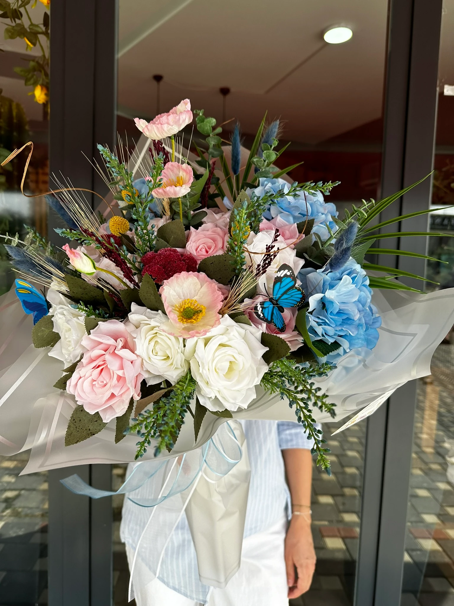 Karışık İsteme Çiçeği Blue-L