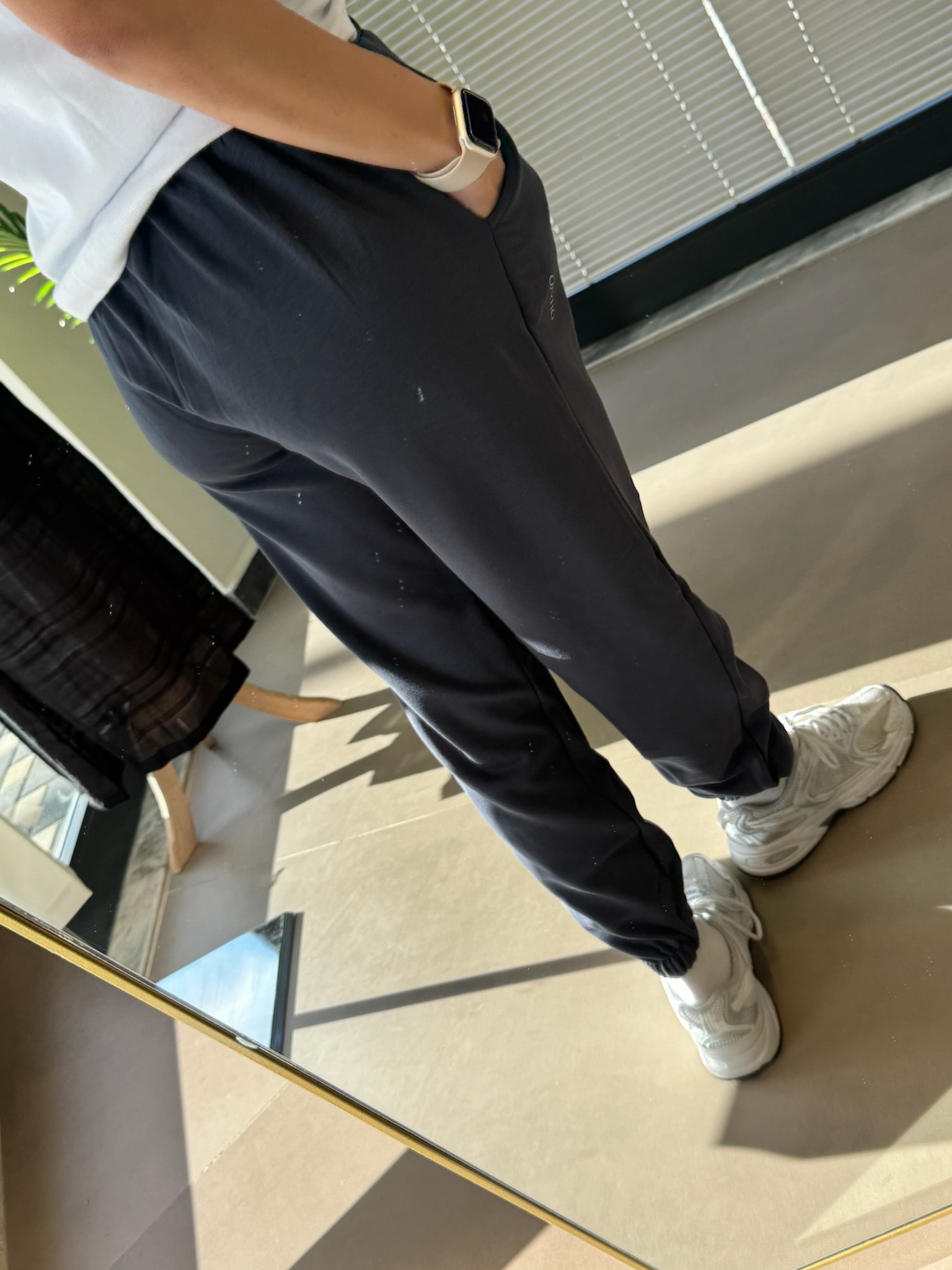 Orijinal Marka Modal Kumaş Şardonlu Jogger Alt-Antrasit