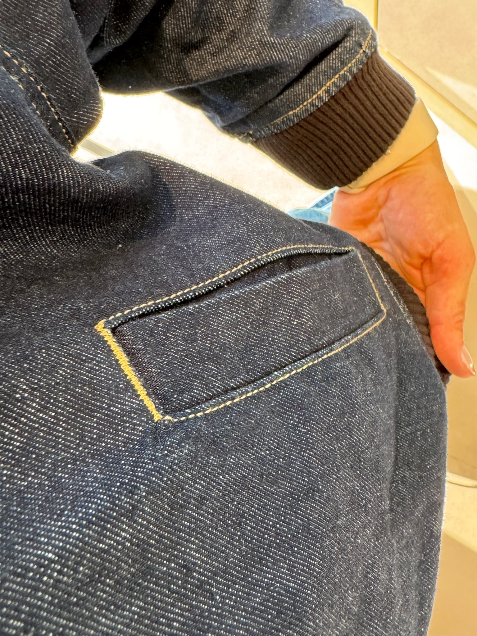 Orijinal Ürün|Kesik Etiket Kot Ceket