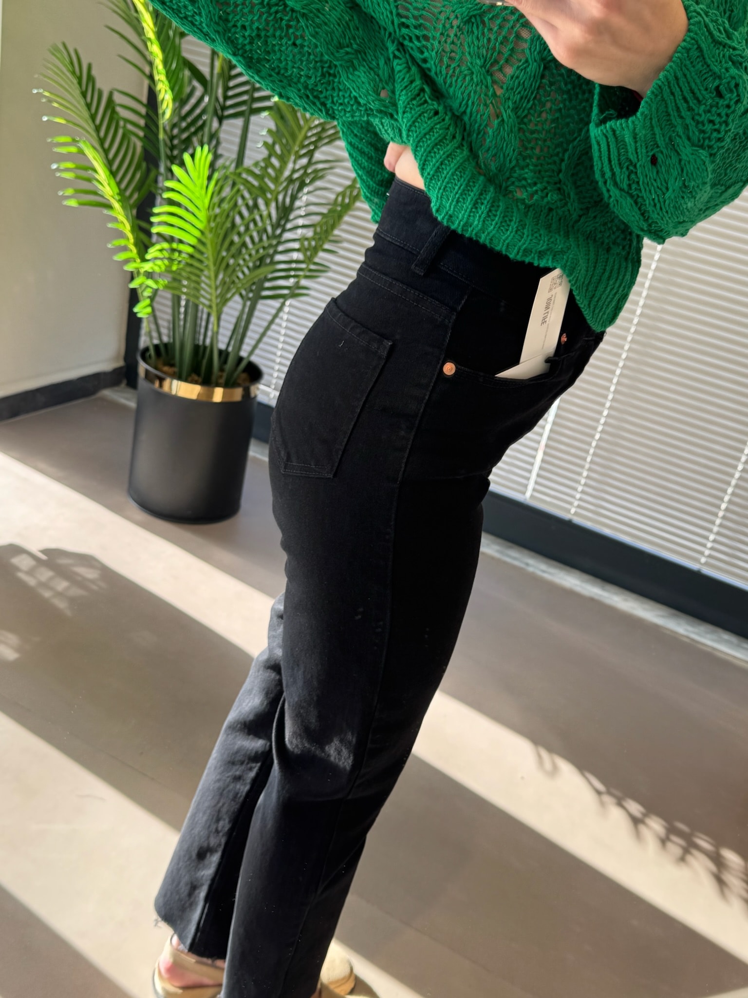 Orijinal Marka | Likralı | Yüksek Bel | Kesik Paça | Bilek Boy Jean