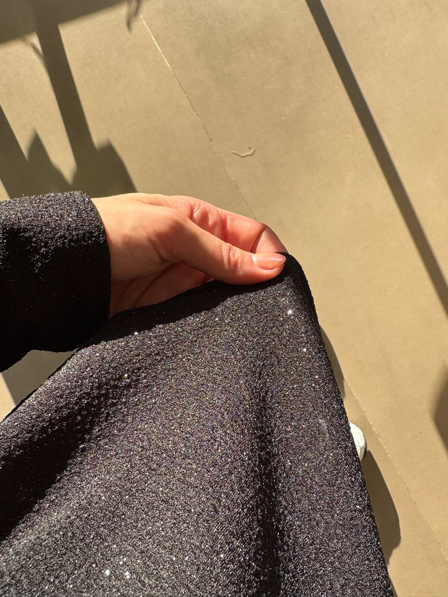 Simli Gömlek Takım-Siyah