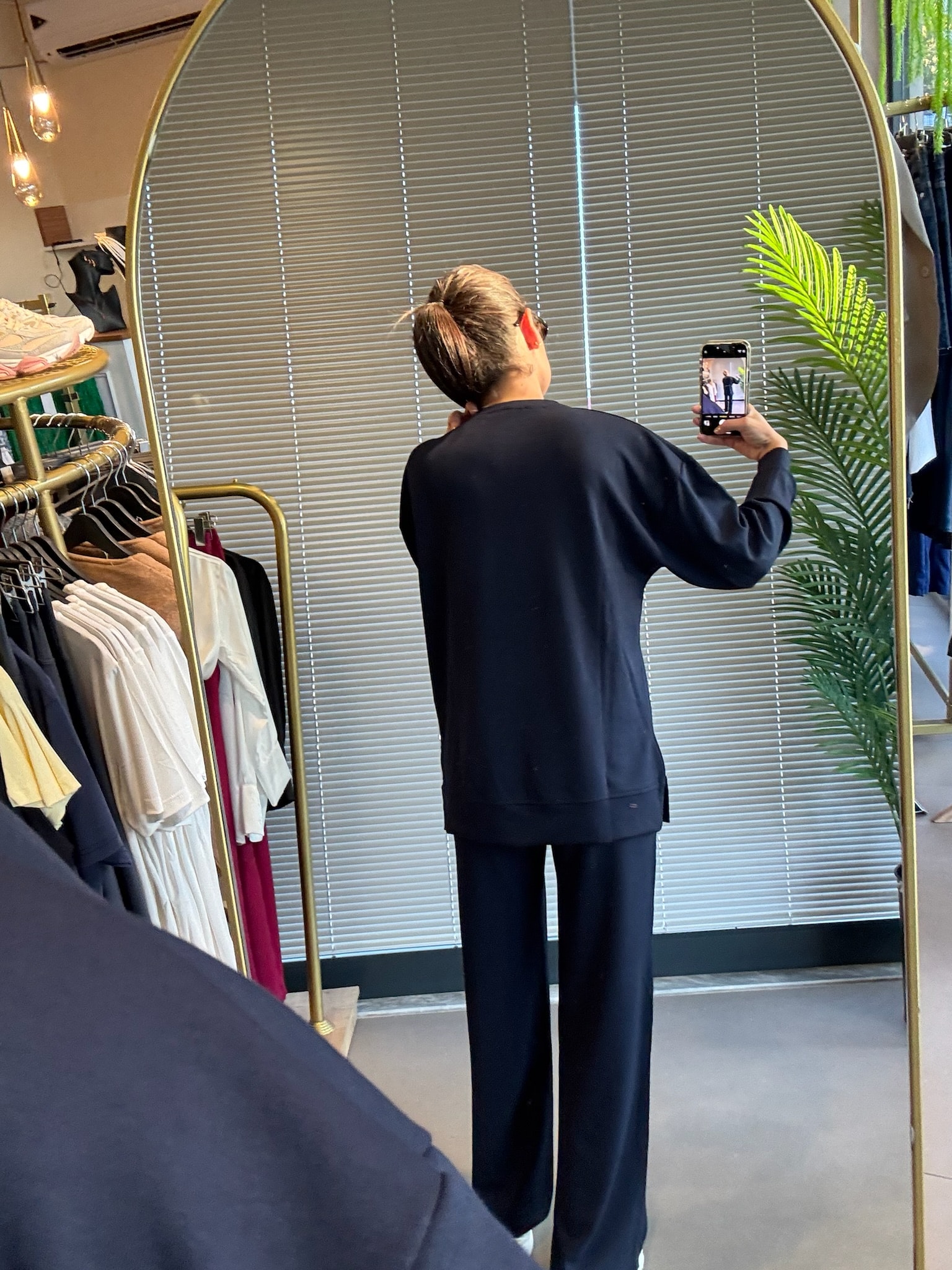 Modal Kumaş Tunik Eşofman Takımı |Lacivert