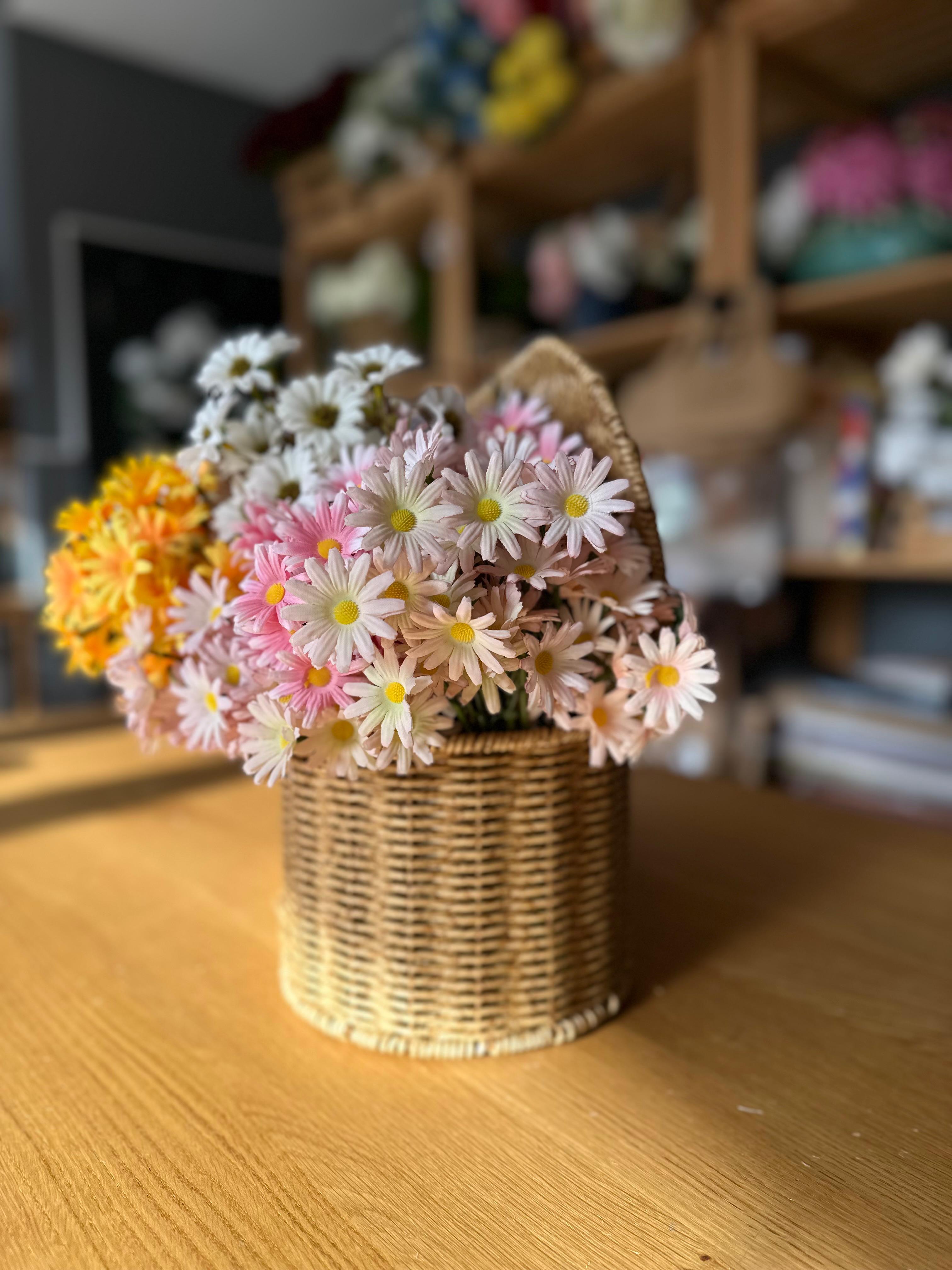 Hasır Örgü Sepet |Büyük boy