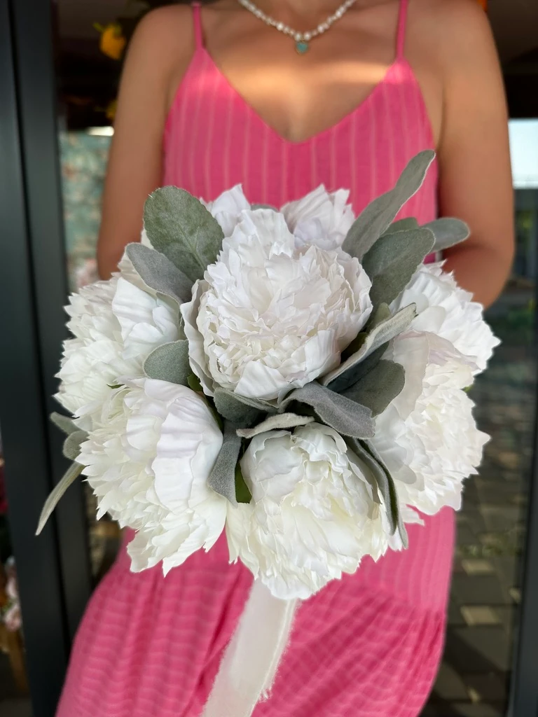 Beyaz Şakayık Tozlu Yaprak Gelin Çiçeği | Açıklamayı Okuyunuz