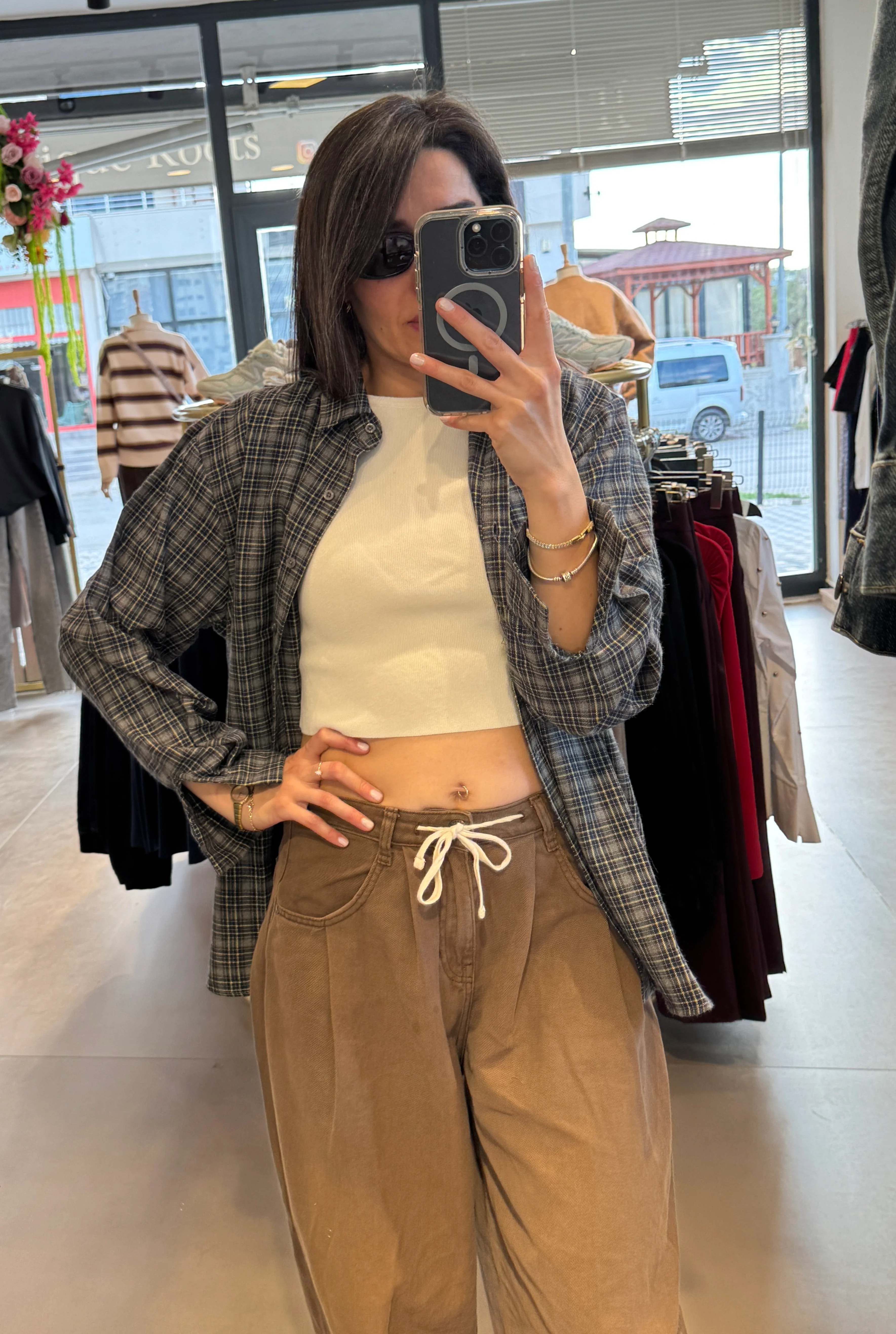 Ekose Gömlek | Pamuk Ürün-Yumuşak Doku