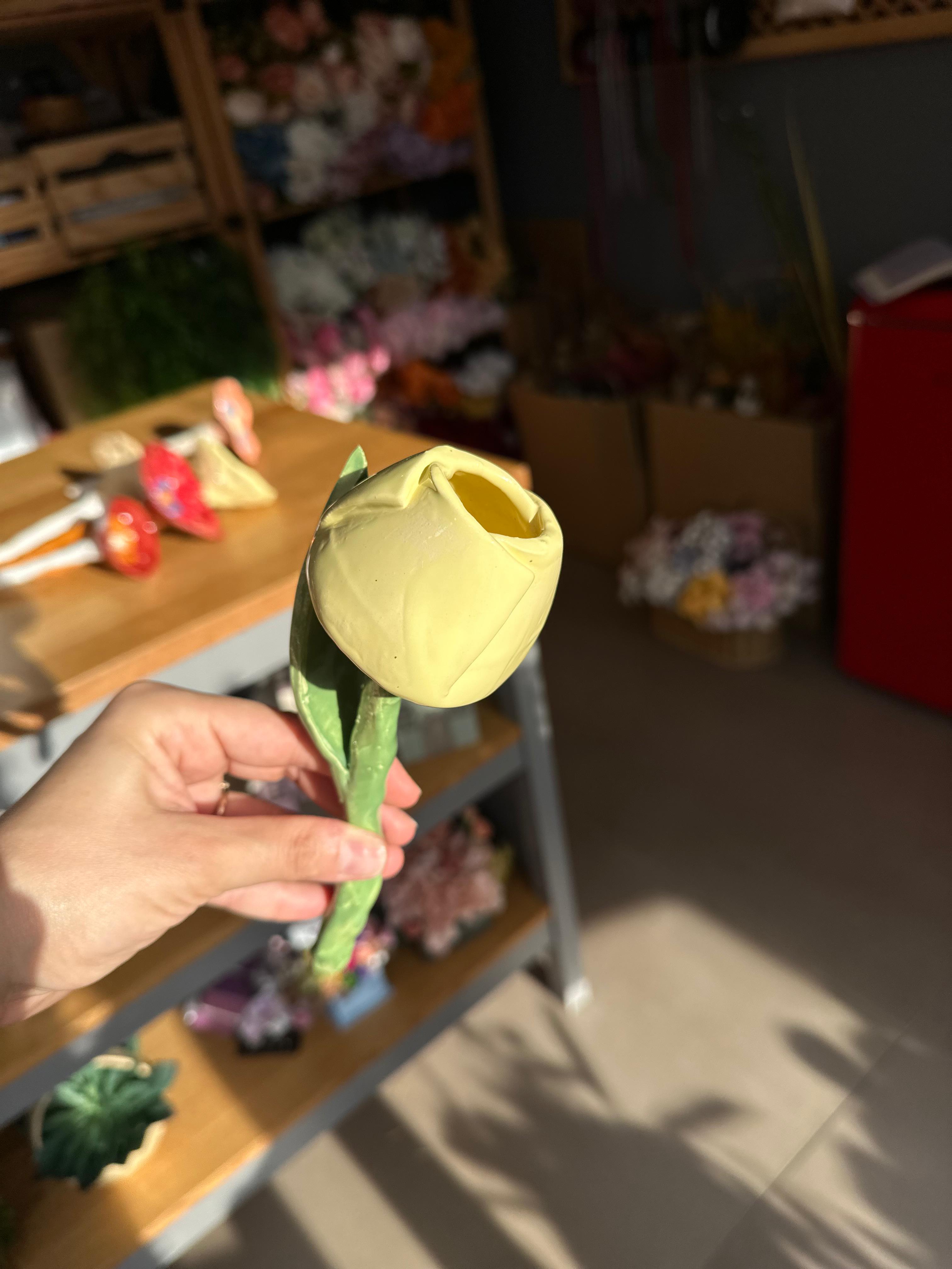 Hand Made | Seramik Çiçek | Orta Boy