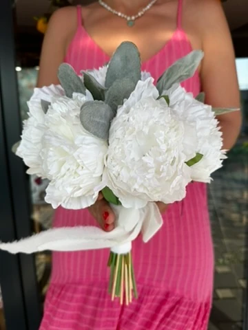 Beyaz Şakayık Tozlu Yaprak Gelin Çiçeği | Açıklamayı Okuyunuz