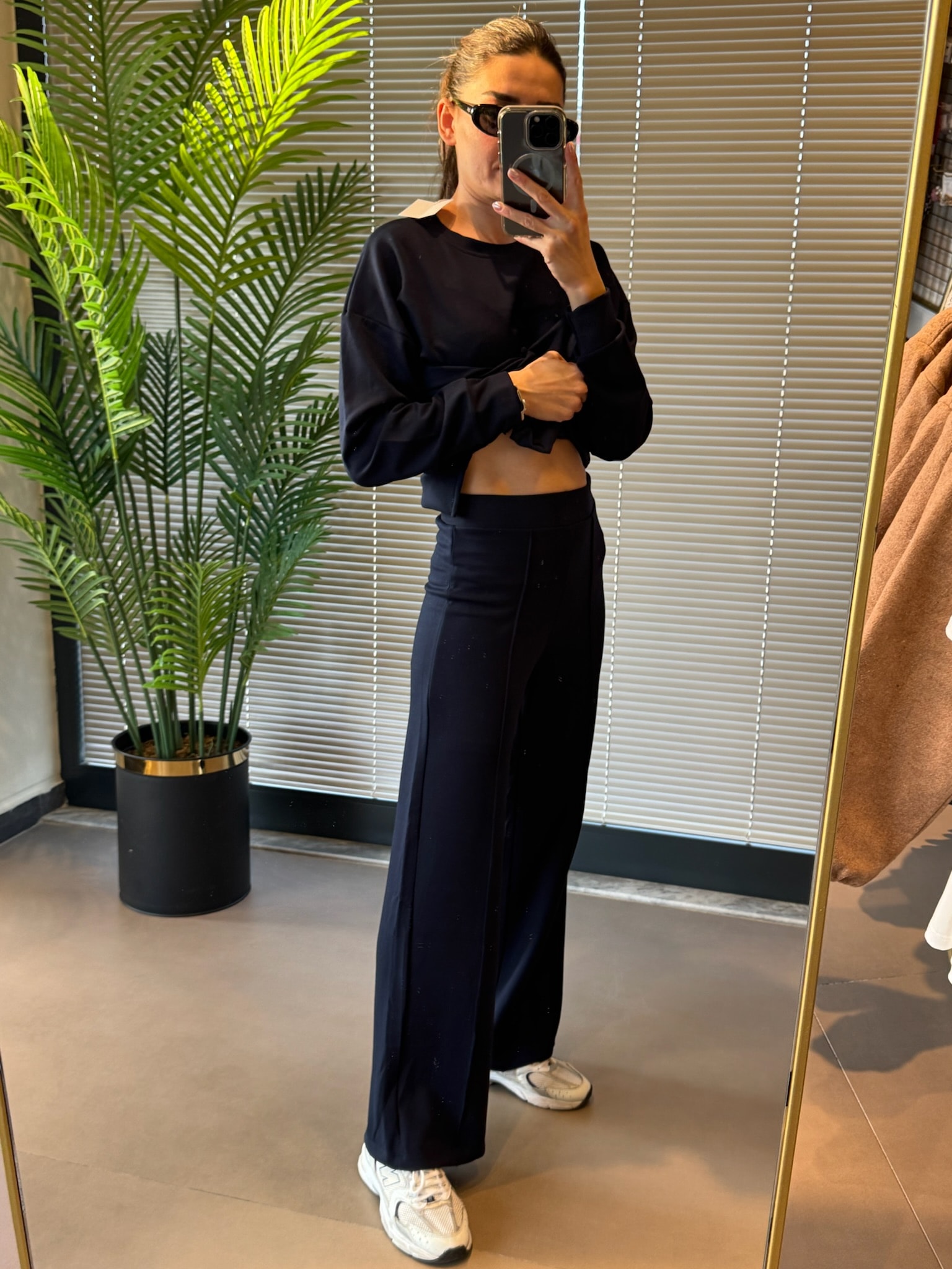 Modal Kumaş Tunik Eşofman Takımı |Lacivert