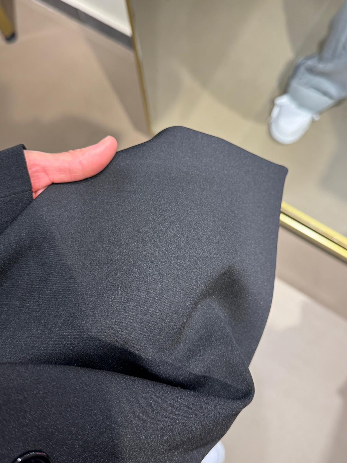 ZR Marka Oversize Blazer-Siyah