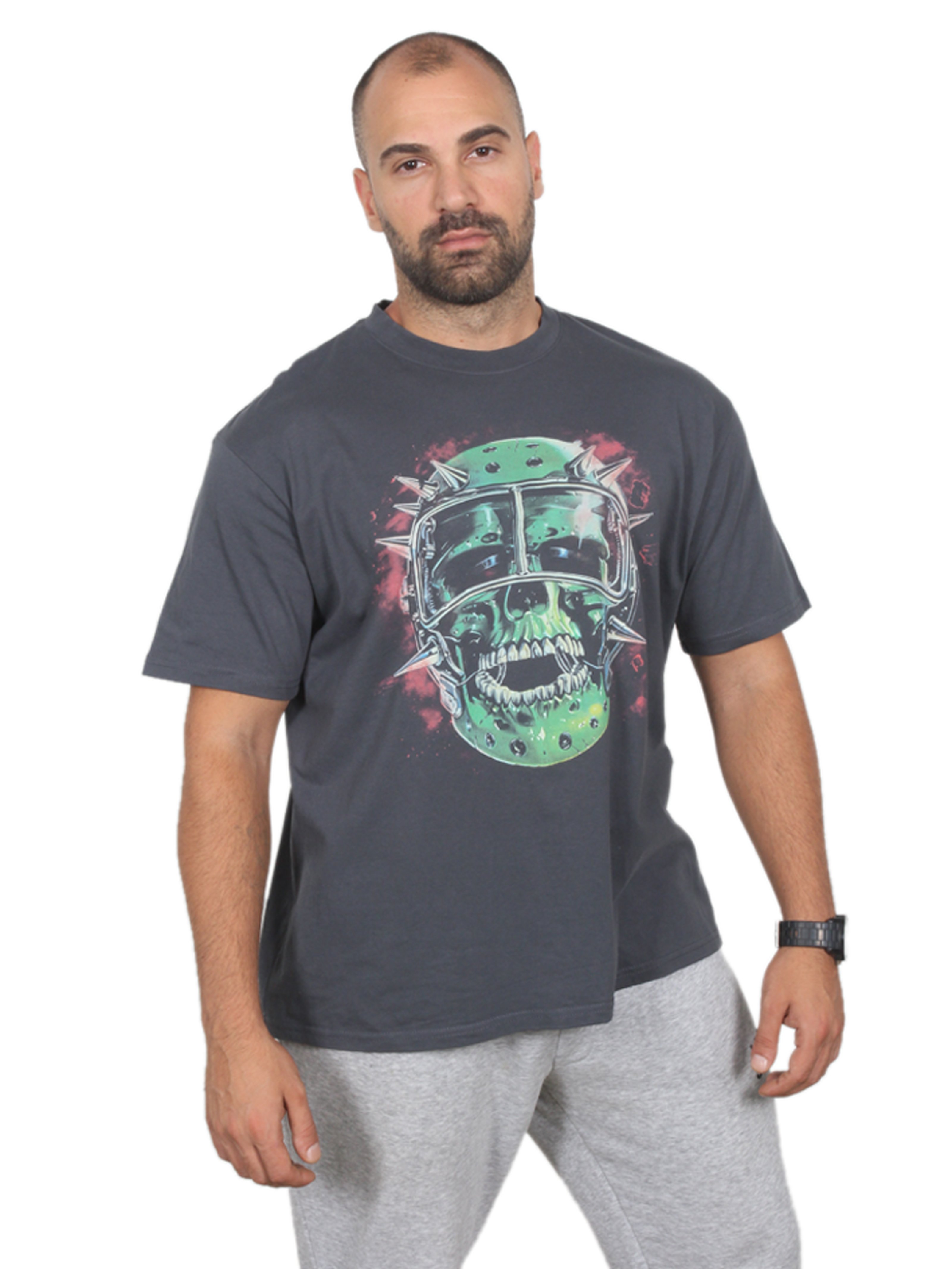 AMERICAN DEATH Oversize T-Shirt %100 Pamuk Dijital Baskılı