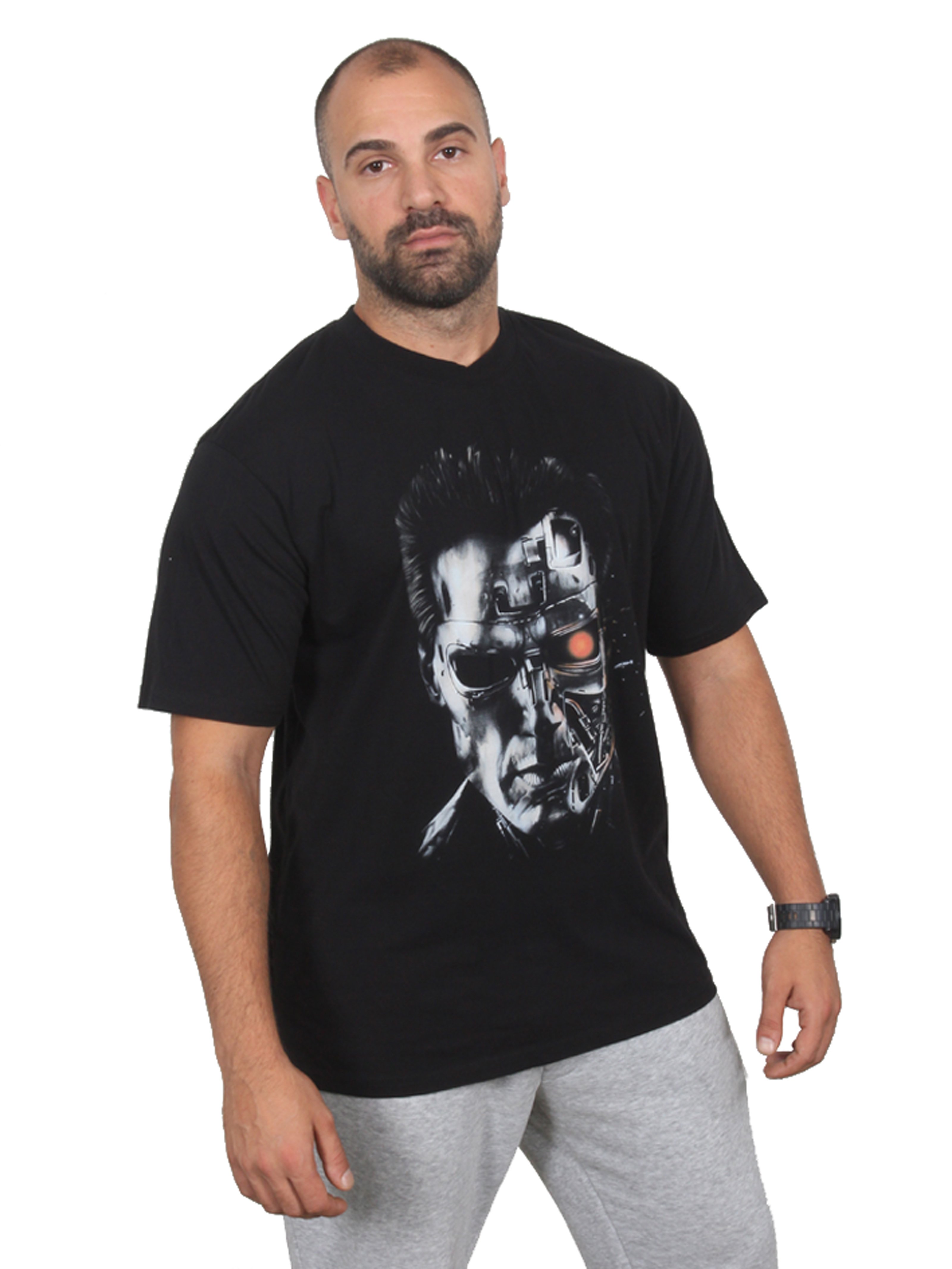 THE TERMINATOR Oversize T-Shirt %100 Pamuk Dijital Baskılı