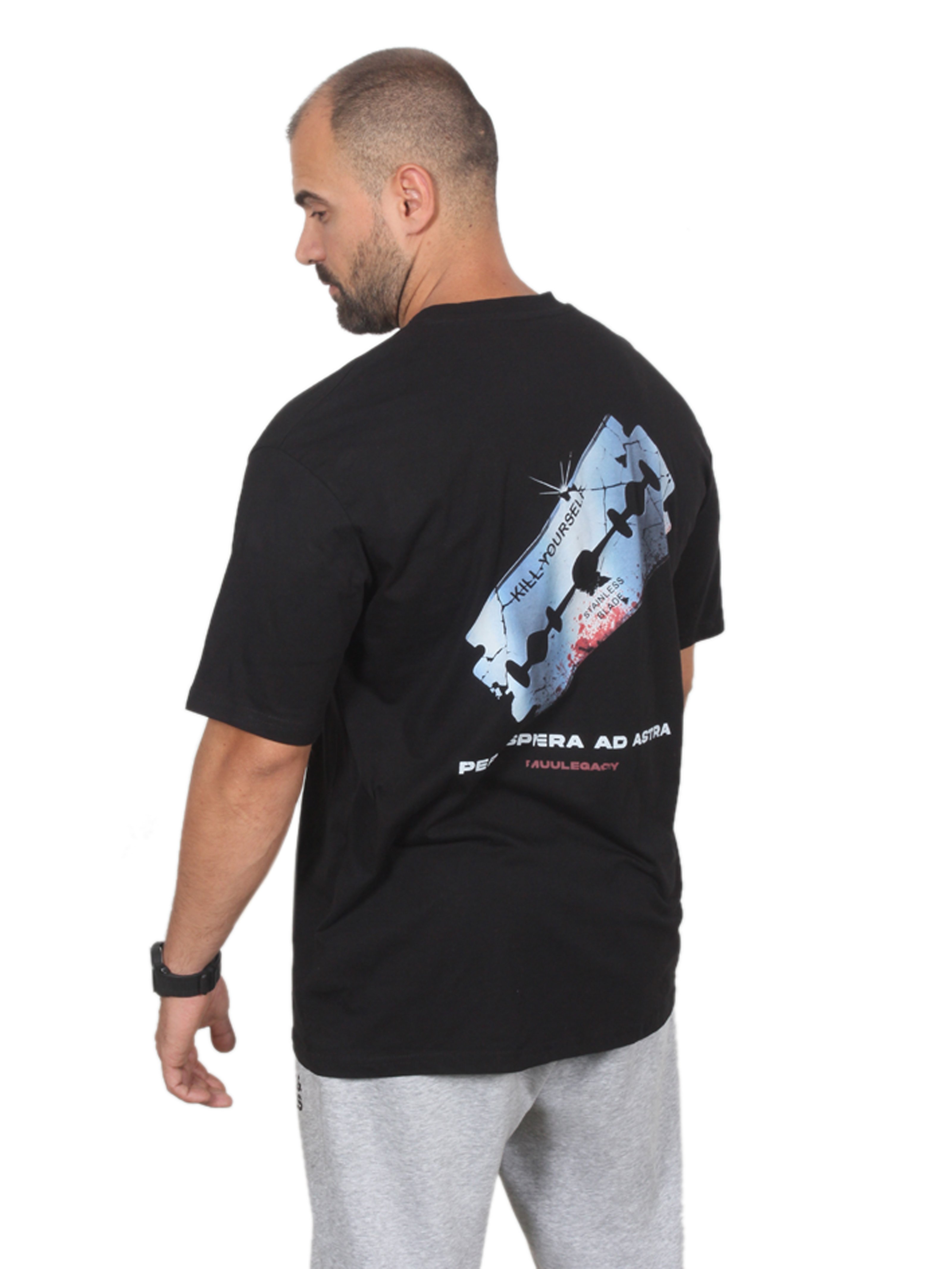 RAZOR BLADE Oversize T-Shirt %100 Pamuk Dijital Baskılı