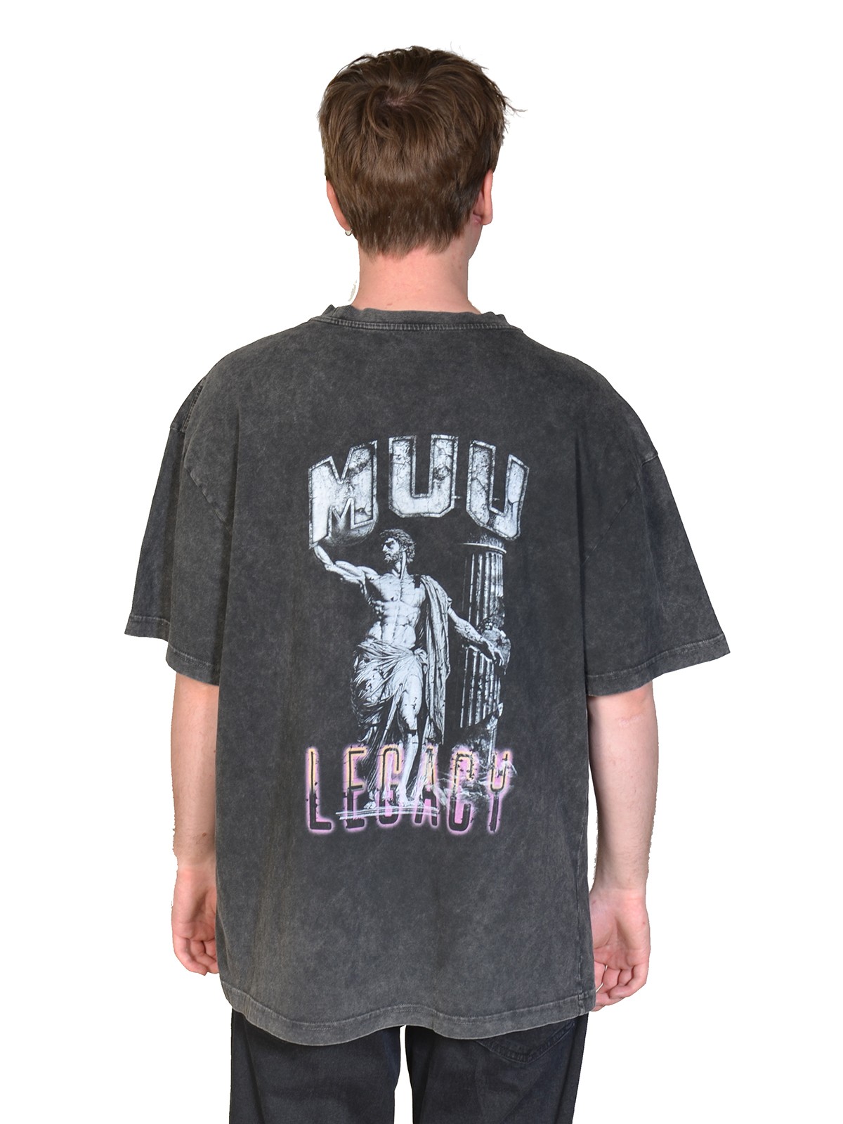 WORLD STATUE Oversize T-Shirt %100 Pamuk Dijital Baskılı