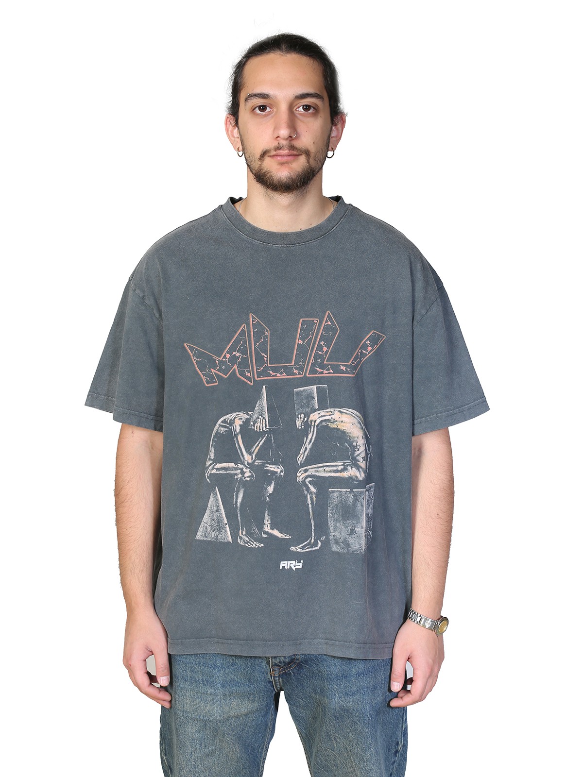 MYSTIC Oversize T-Shirt %100 Pamuk Dijital Baskılı