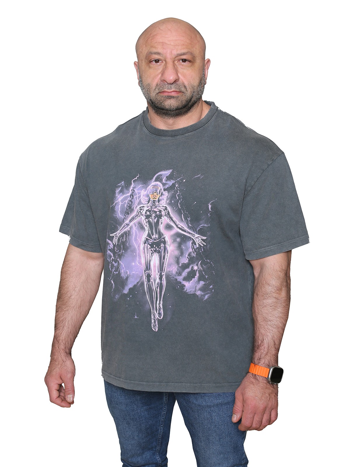 RISING Oversize T-Shirt %100 Pamuk Dijital Baskılı