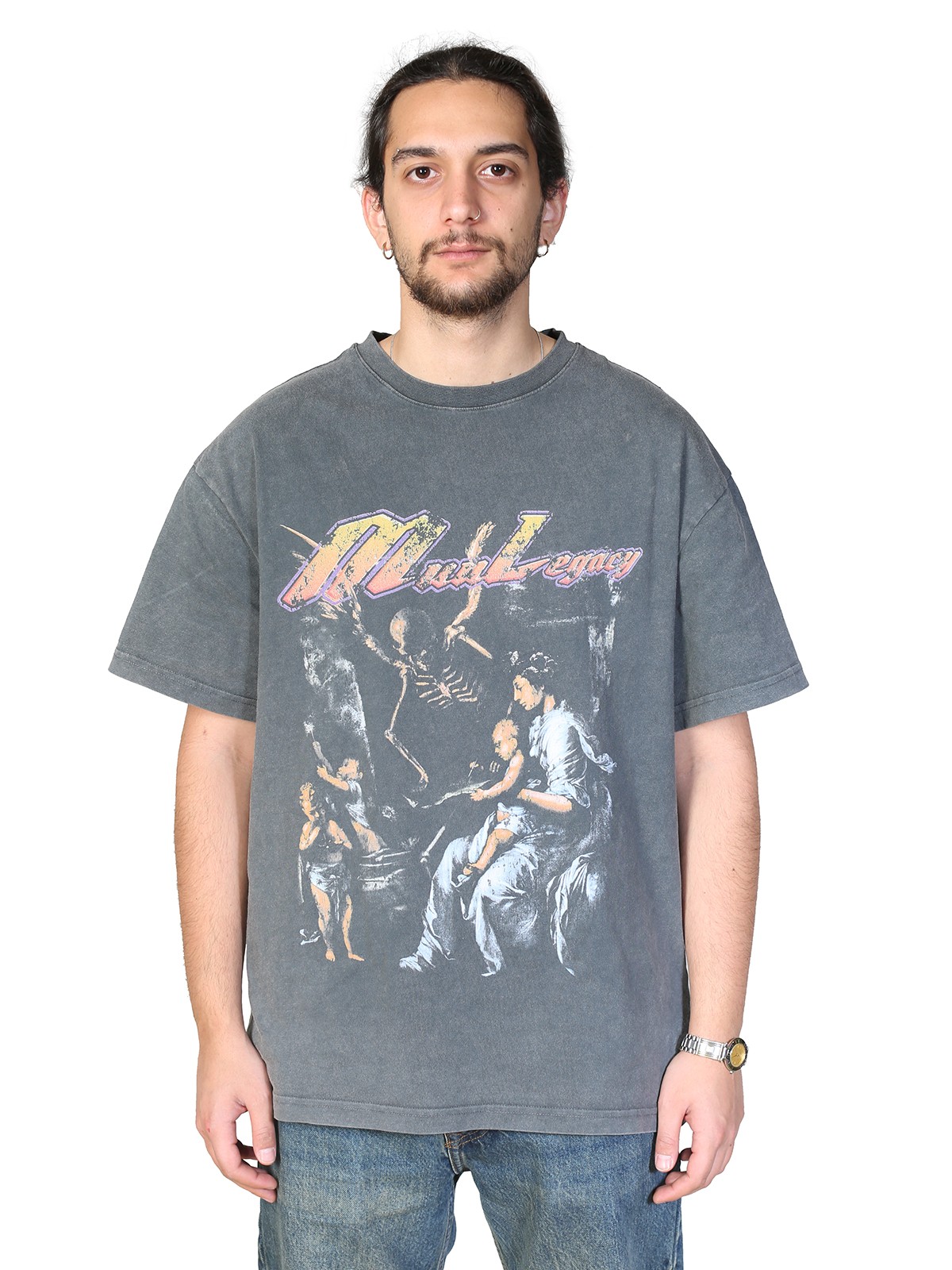 BATTLE ANGELS Oversize T-Shirt %100 Pamuk Dijital Baskılı 