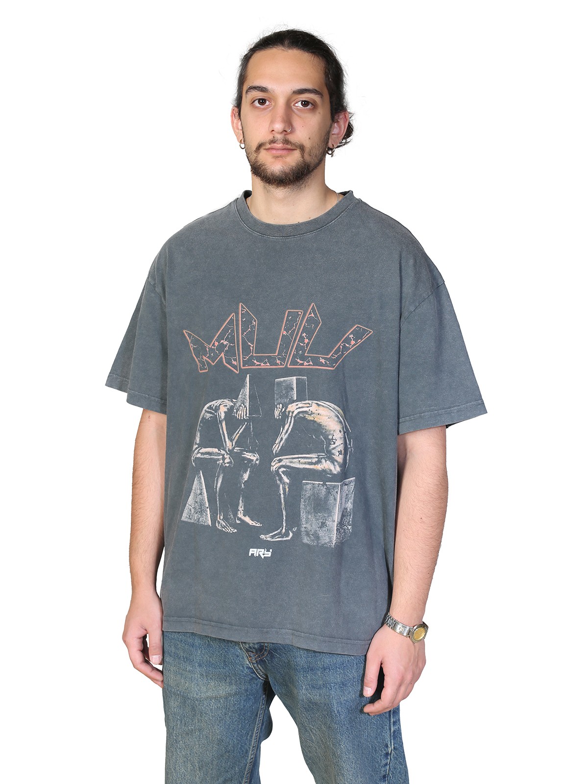 MYSTIC Oversize T-Shirt %100 Pamuk Dijital Baskılı
