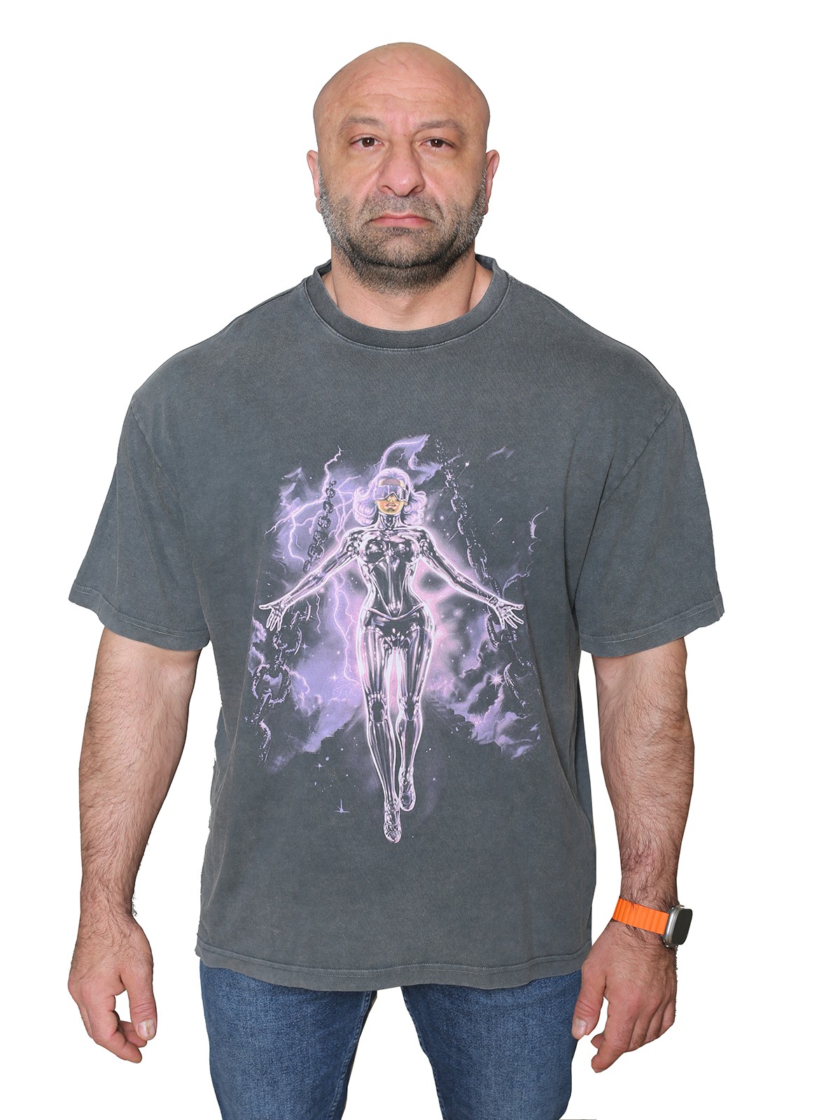 RISING Oversize T-Shirt %100 Pamuk Dijital Baskılı
