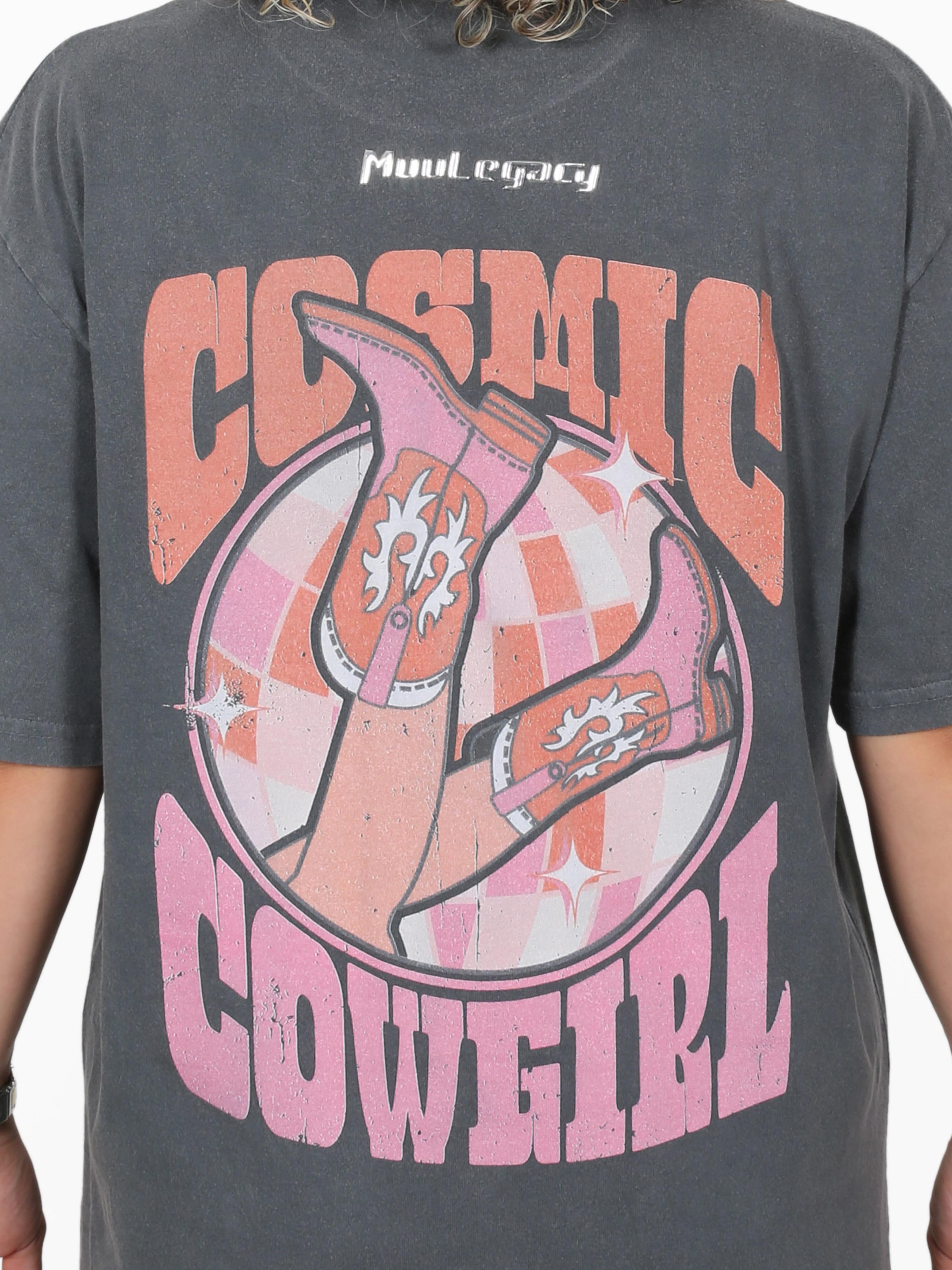 COWGIRL Oversize T-Shirt %100 Pamuk Dijital Baskılı