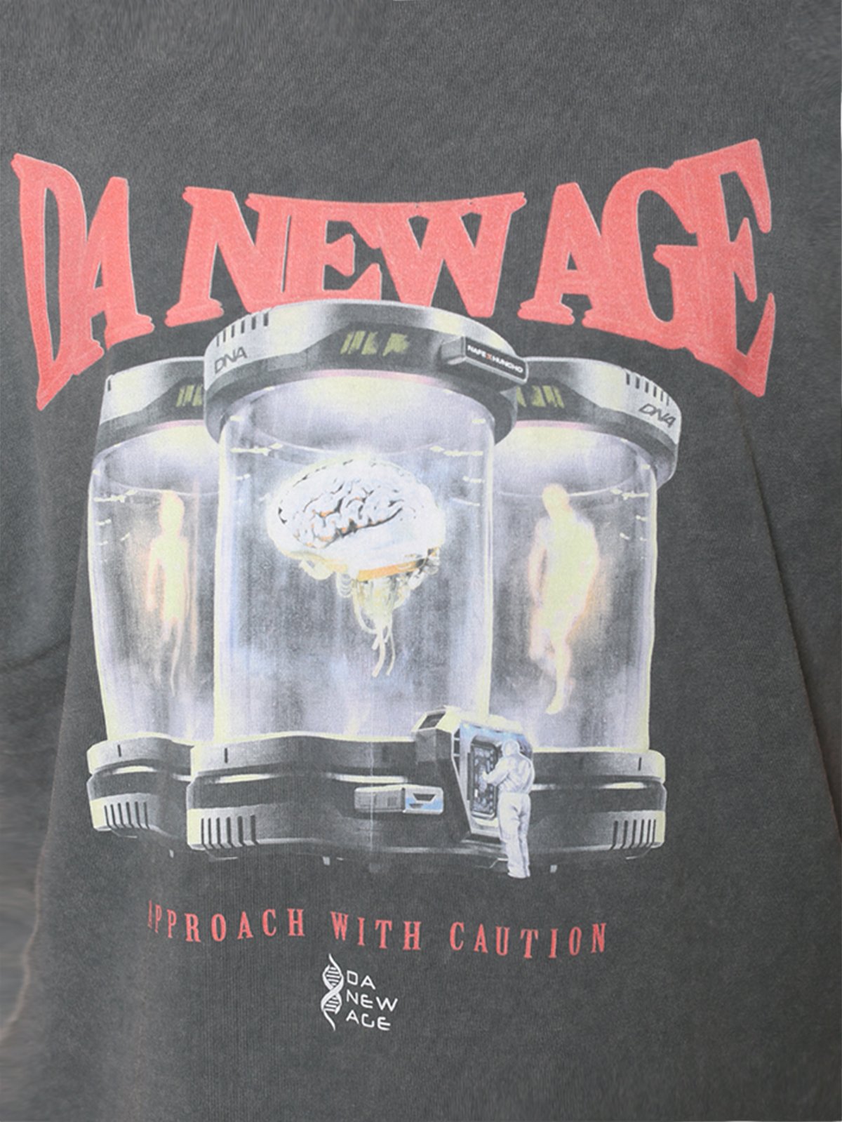 DA NEW AGE Oversize T-Shirt %100 Pamuk Dijital Baskılı