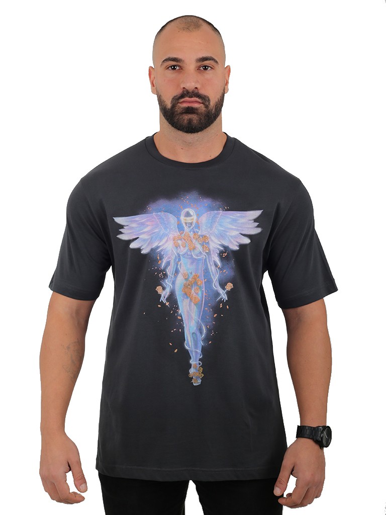 ANGEL T-Shirt %100 Pamuk Dijital Baskılı 