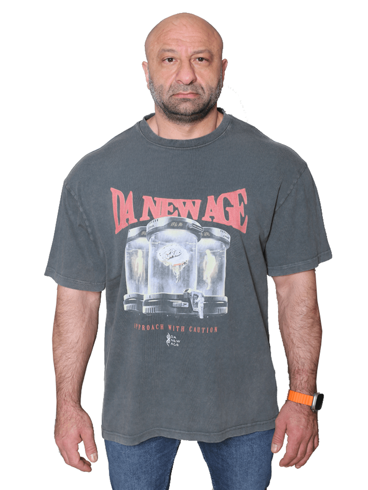 DA NEW AGE Oversize T-Shirt %100 Pamuk Dijital Baskılı