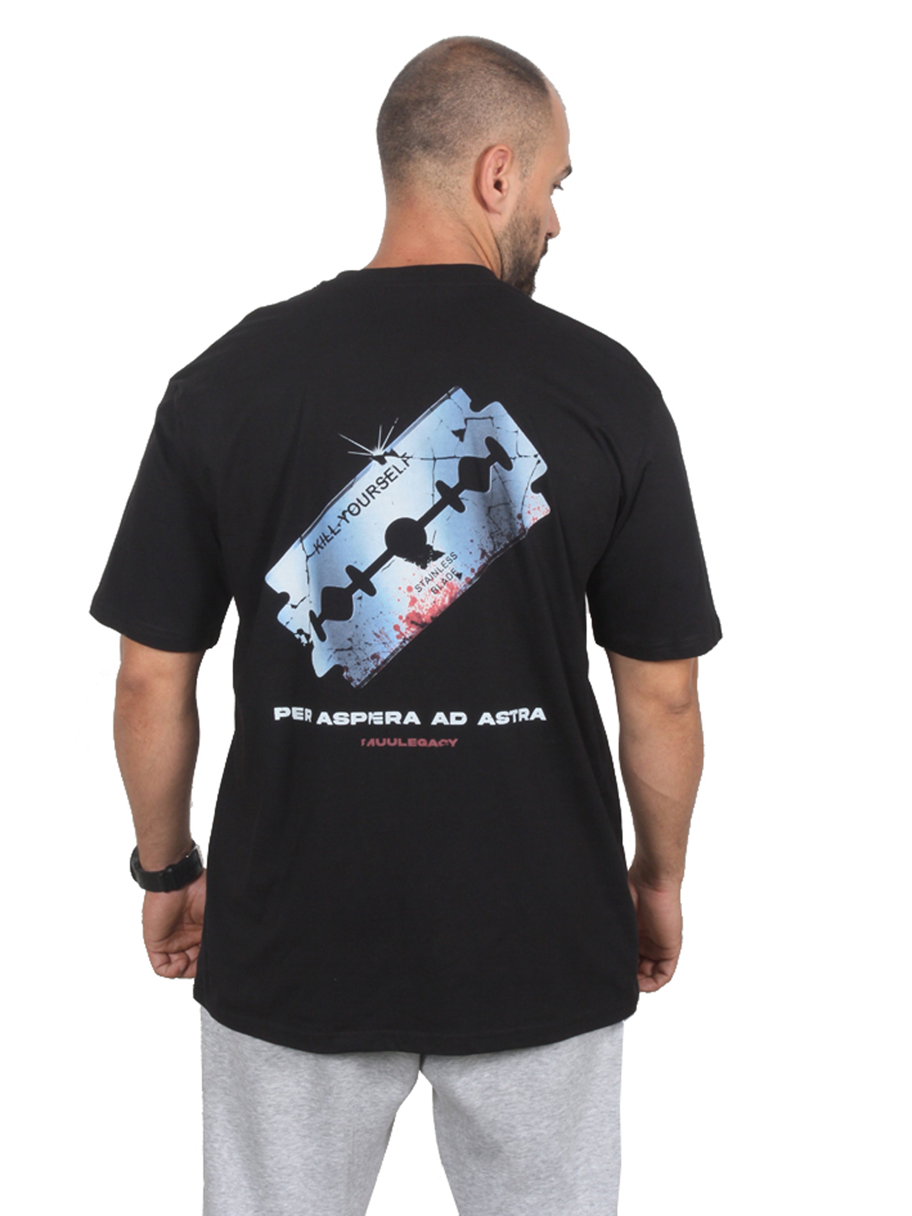 RAZOR BLADE Oversize T-Shirt %100 Pamuk Dijital Baskılı