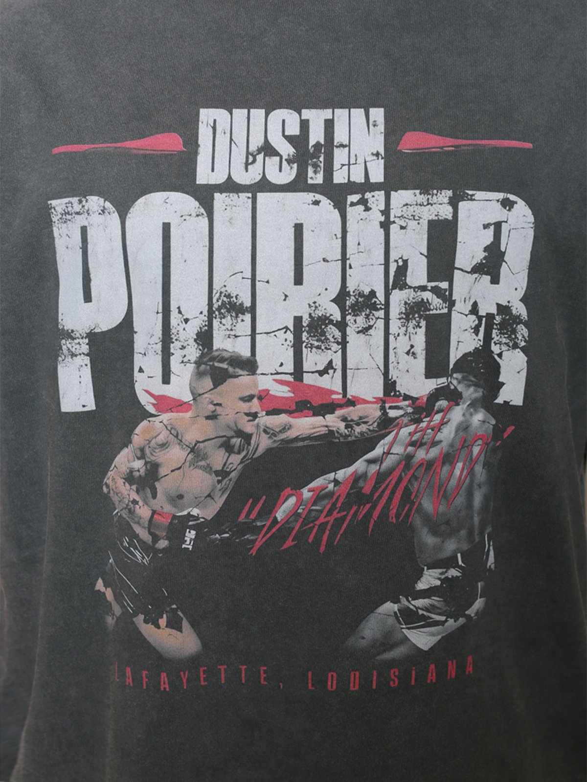 DUSTIN POIRIER Oversize T-Shirt %100 Pamuk Dijital Baskılı