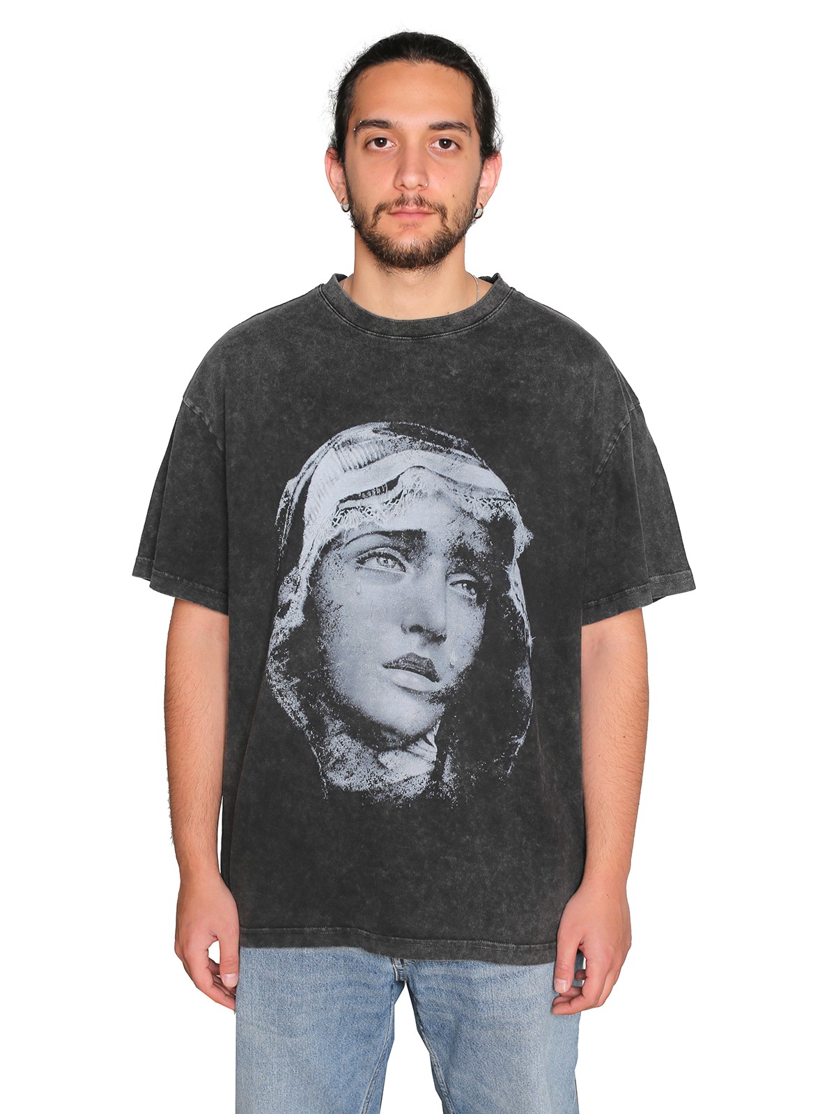 GRAY NUN Oversize T-Shirt %100 Pamuk Dijital Baskılı