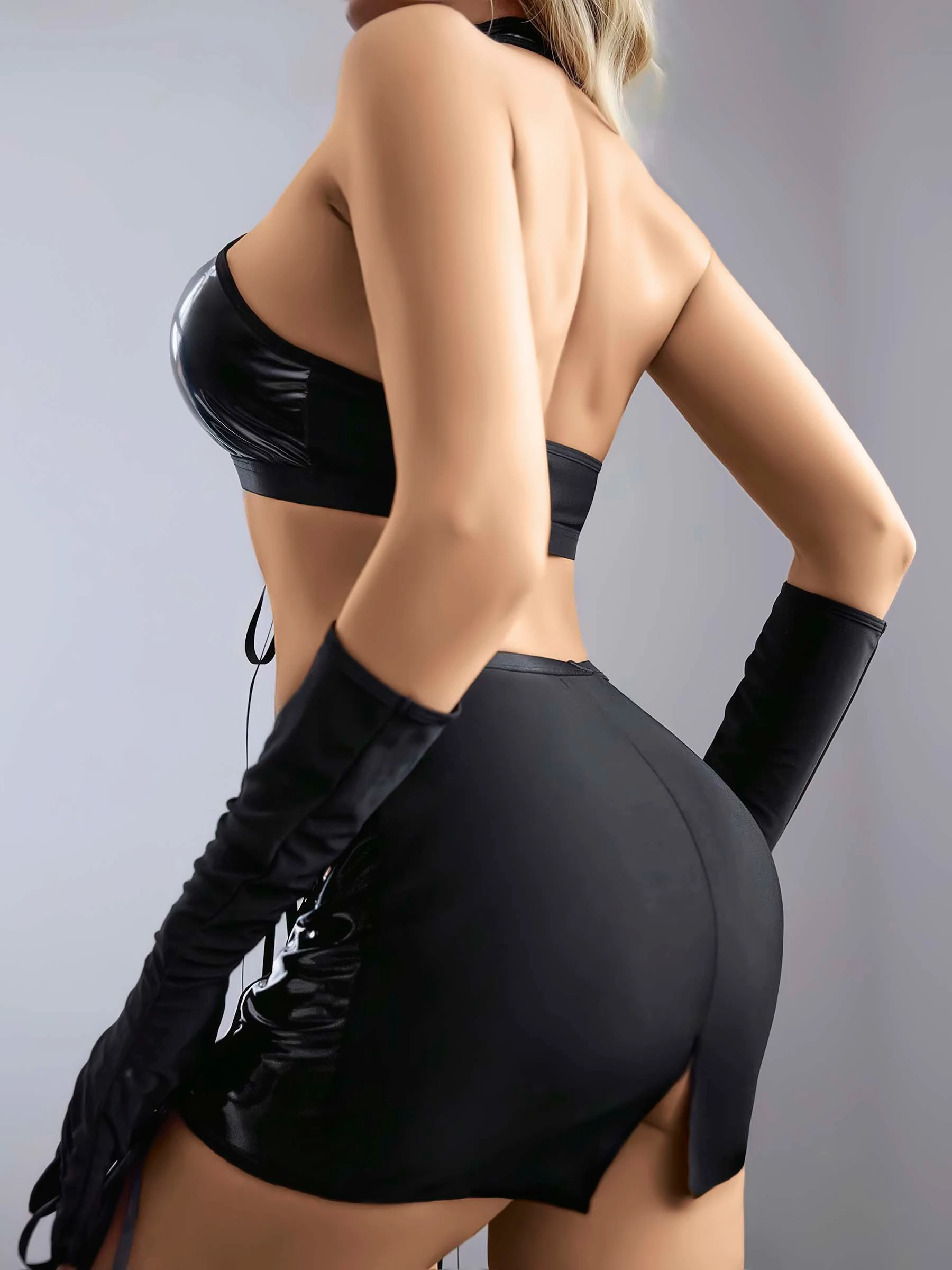 Dantel Detaylı Fantazi İkili Takım