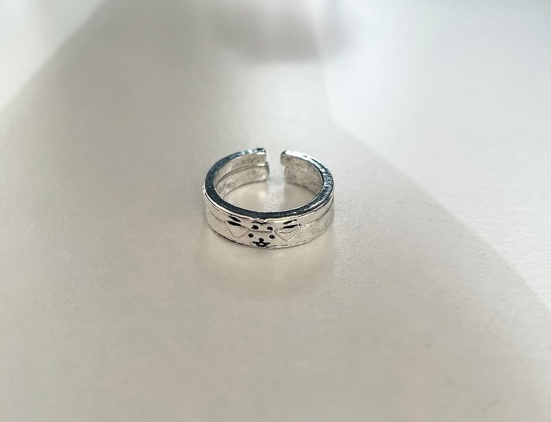 Cat-dog couple ring