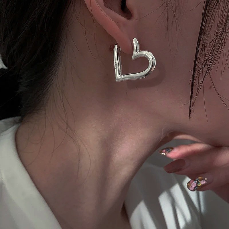 Heart earring s925