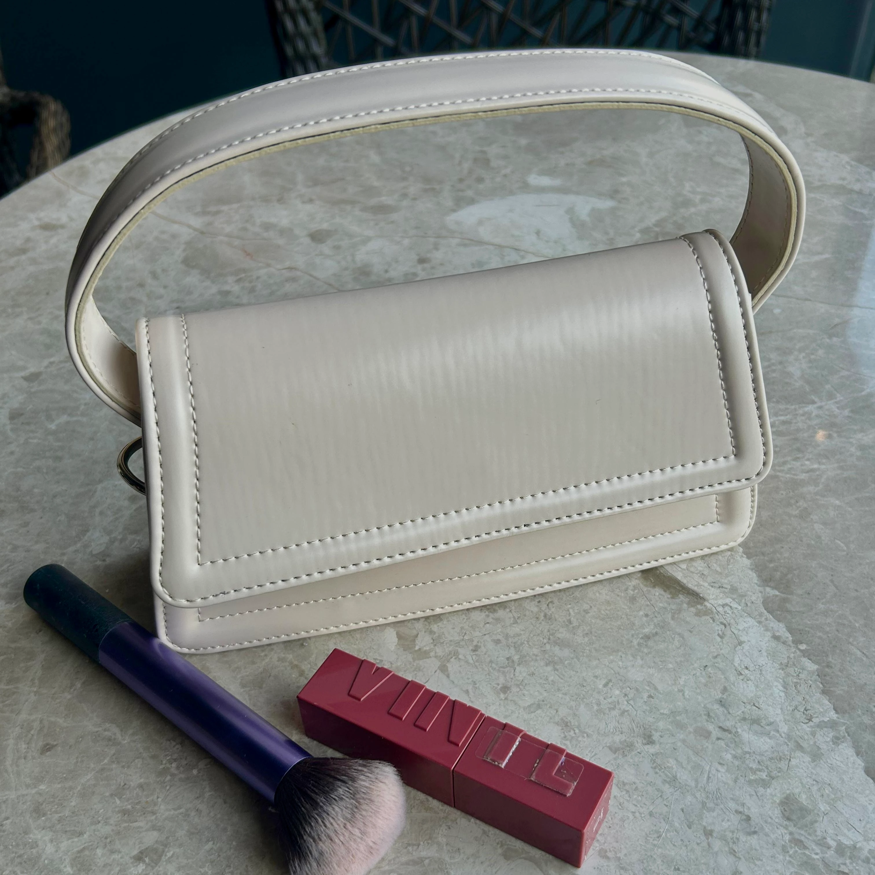 Krem Mini Bag(askılı)