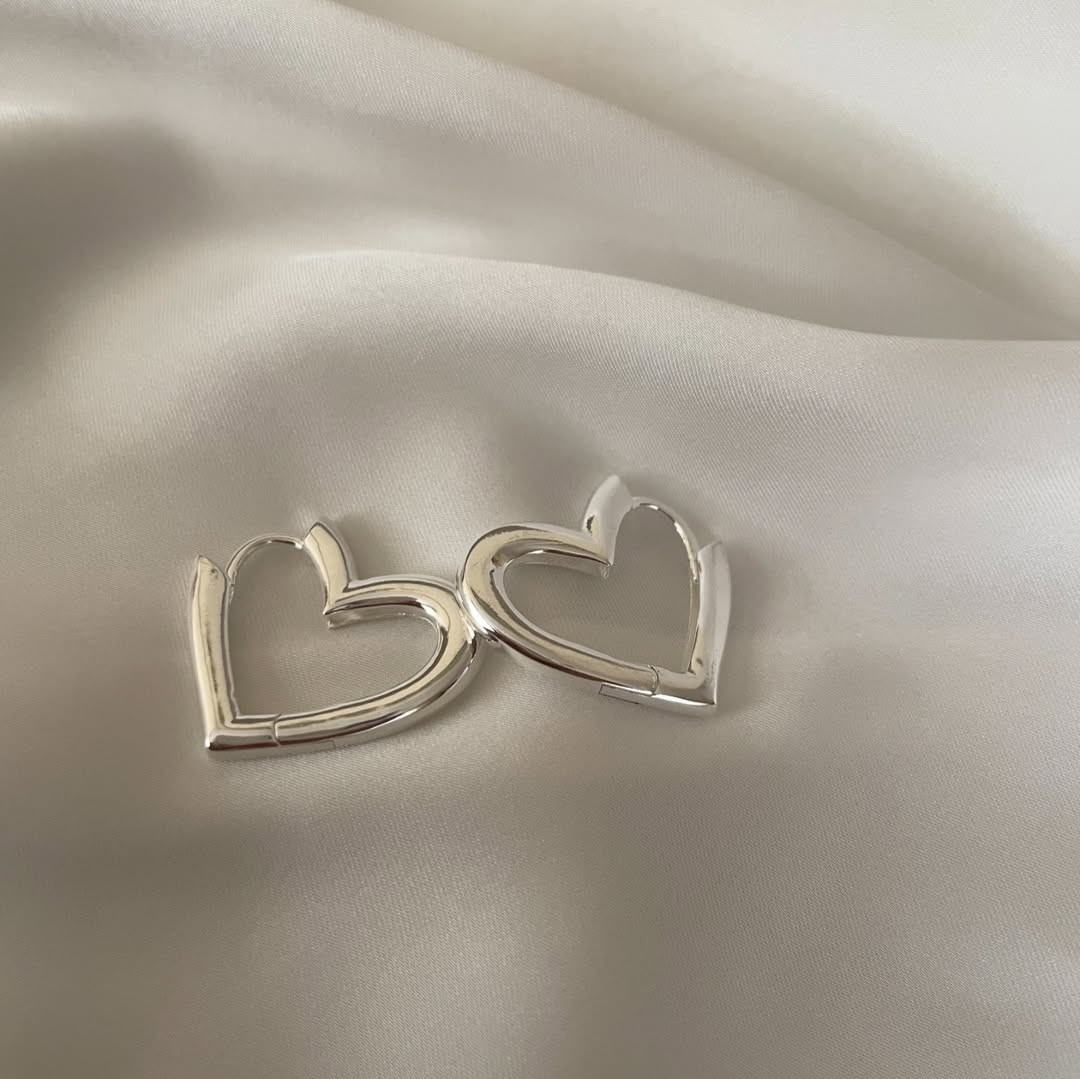 Heart earring s925