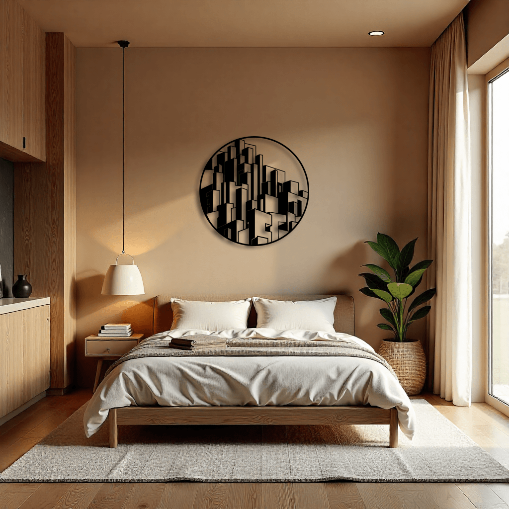 Dekoratif Bloklar (Blocks) Metal Duvar Tablosu