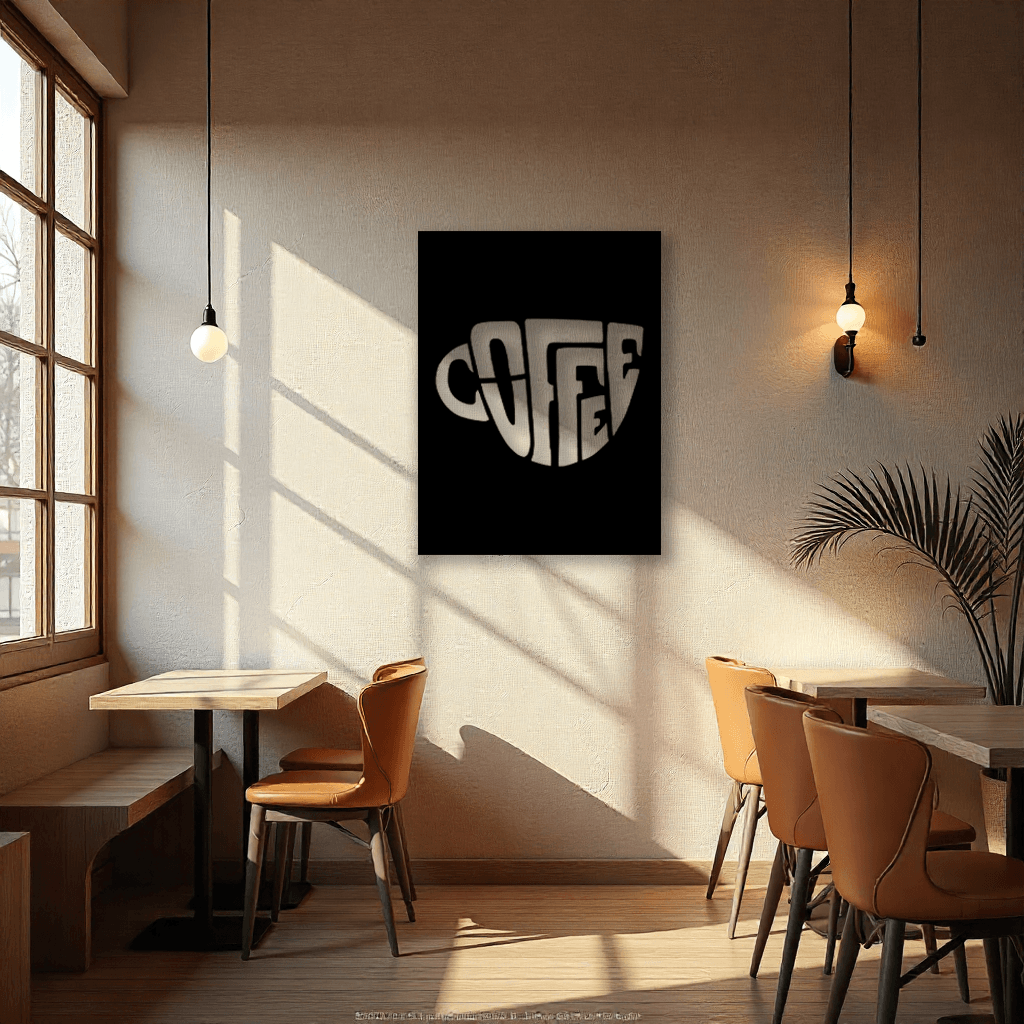 Dekoratif Kahve Metal Duvar Tablosu