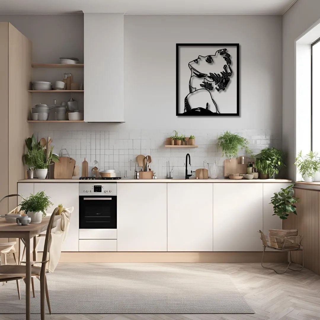 Dekoratif Madonna Metal Duvar Tablosu