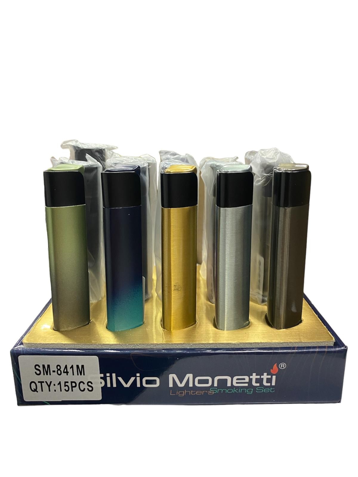 SİLVİO MONETTİ SM 841M METAL MANYOTALI ÇAKMAK 15 Lİ