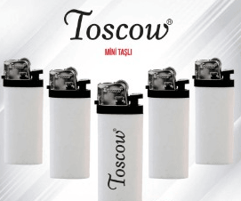 TOSCOV TAŞLI PROMOSYONLUK ÇAKMAK 50 Lİ