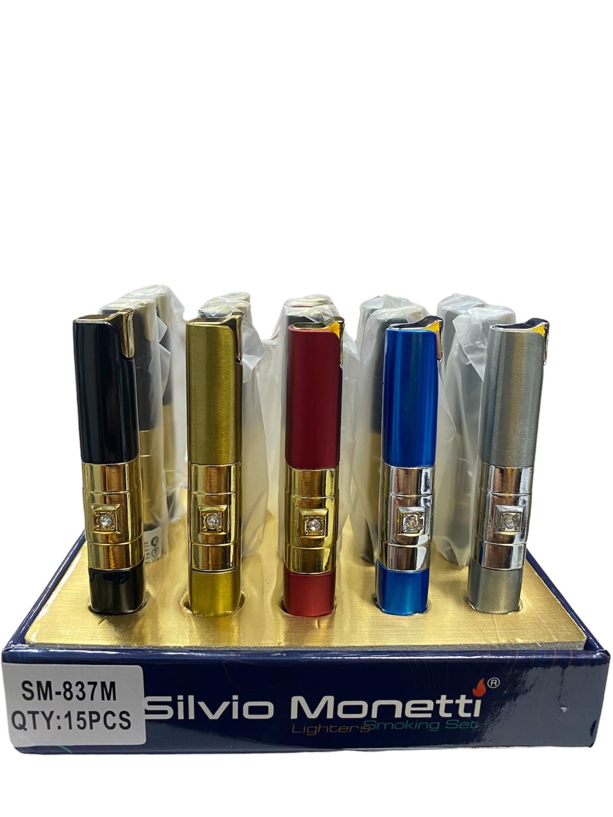 SİLVİO MONETTİ SM 837M METAL MANYOTALI ÇAKMAK 15 Lİ