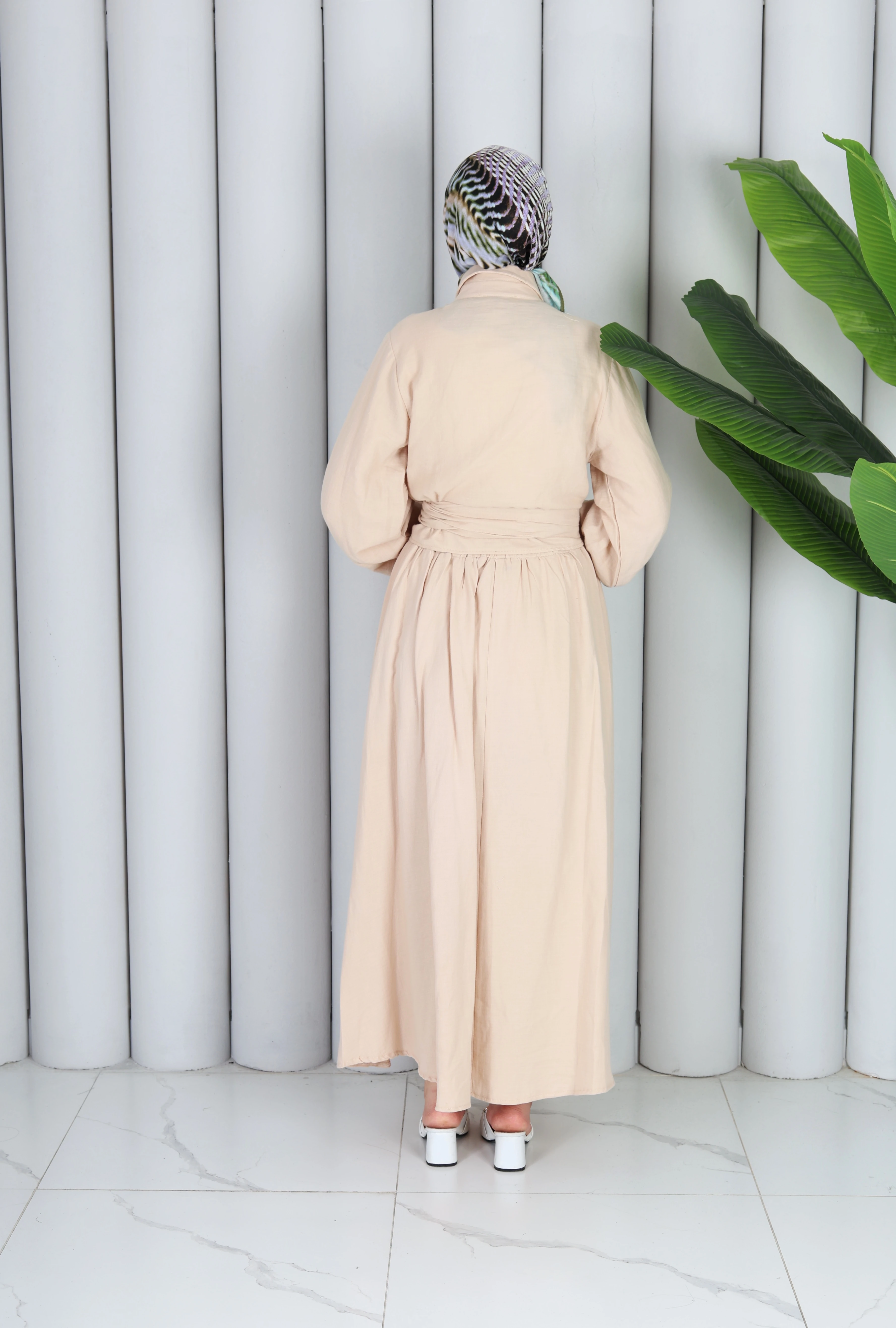 KUŞAKLI DÜĞMELİ TAKIM