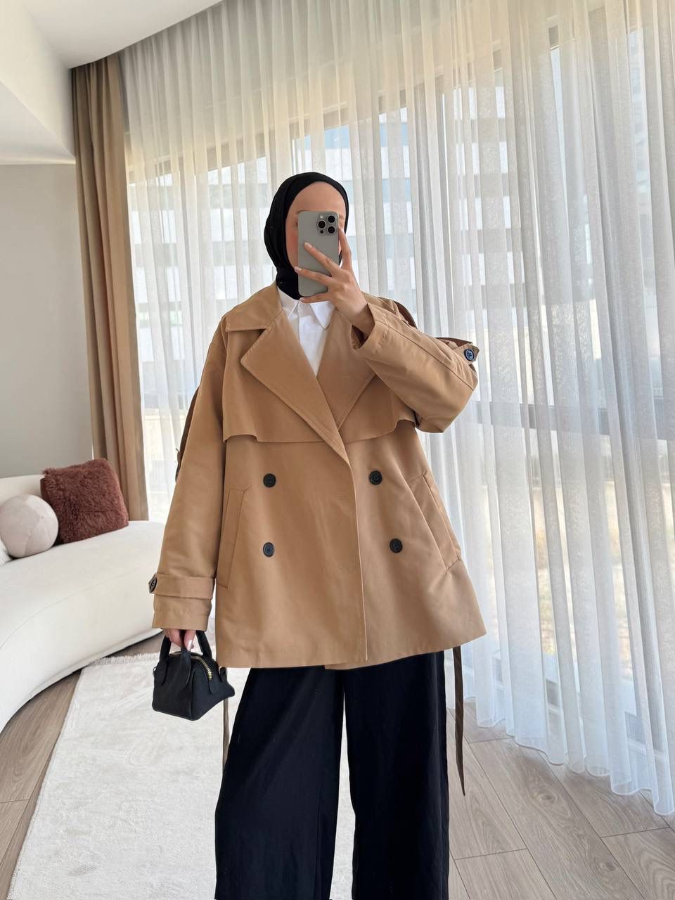 TORİNO KISA TRENÇKOT - TABA